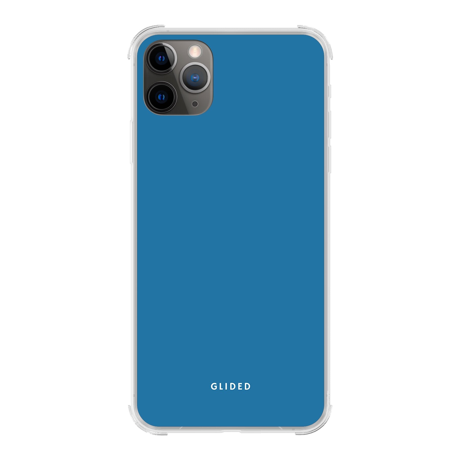 Blue Delight Handyhülle für iPhone 11 Pro Max in bezauberndem Blauton, bietet stilvollen Schutz und elegantes Design.