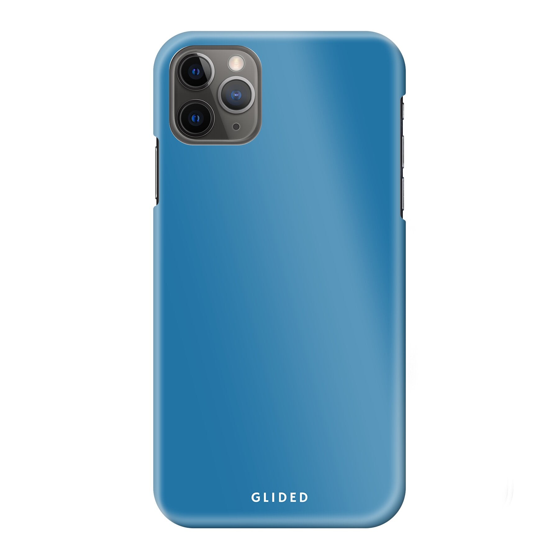 Blue Delight Handyhülle für iPhone 11 Pro Max in bezauberndem Blauton, bietet stilvollen Schutz und elegantes Design.