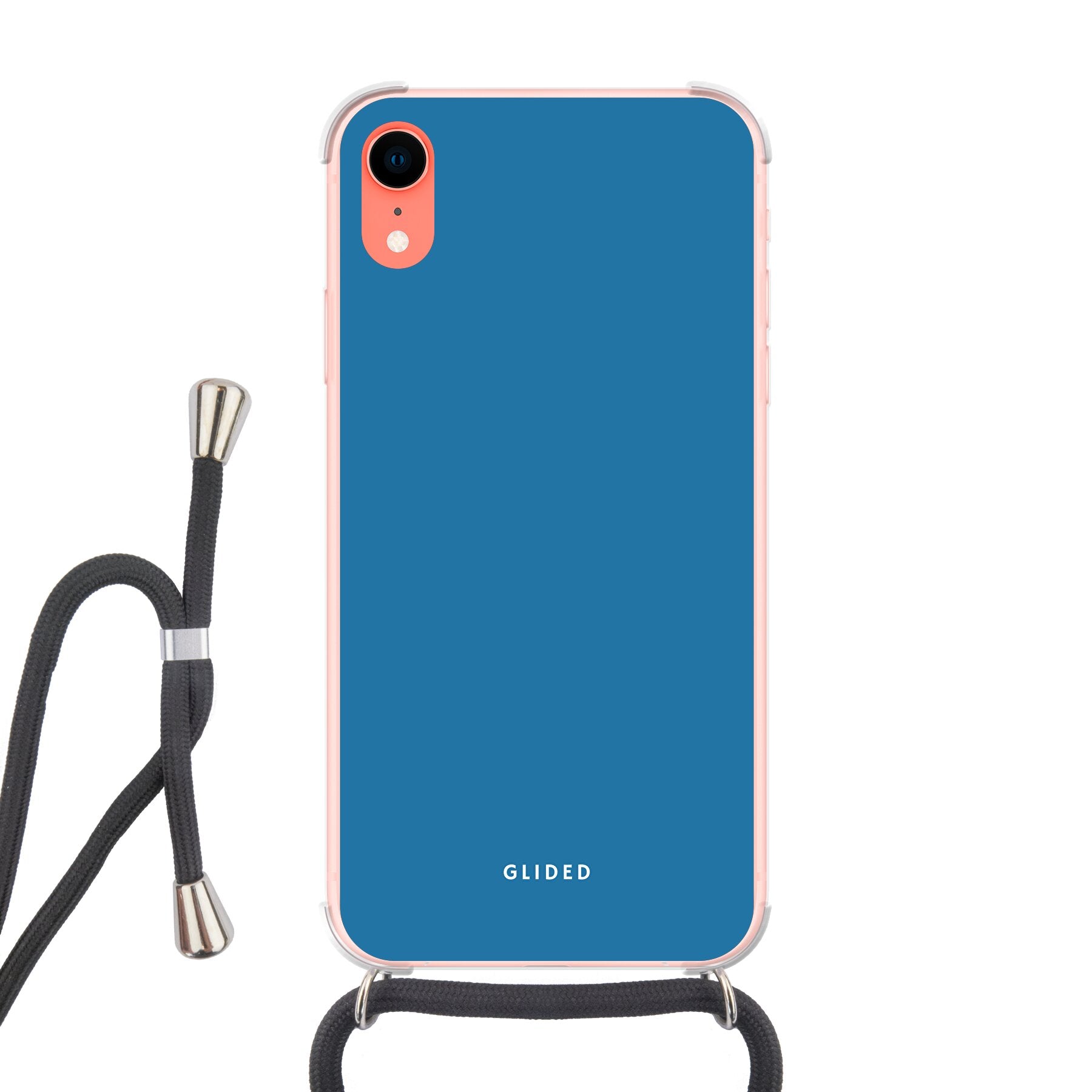 Blue Delight Handyhülle für iPhone XR in bezauberndem Blauton, bietet stilvollen Schutz und elegantes Design.