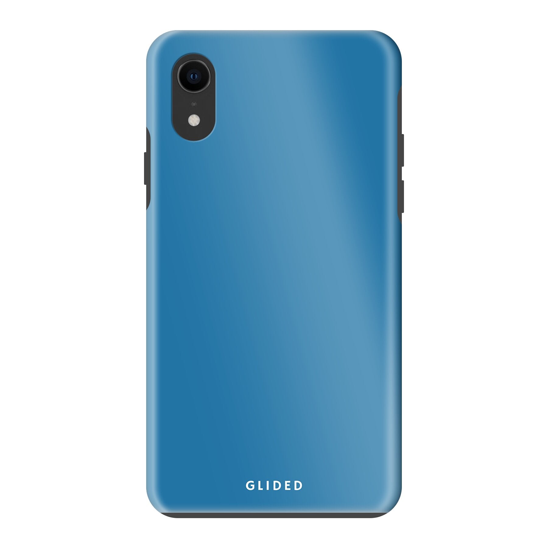 Blue Delight Handyhülle für iPhone XR in bezauberndem Blauton, bietet stilvollen Schutz und elegantes Design.