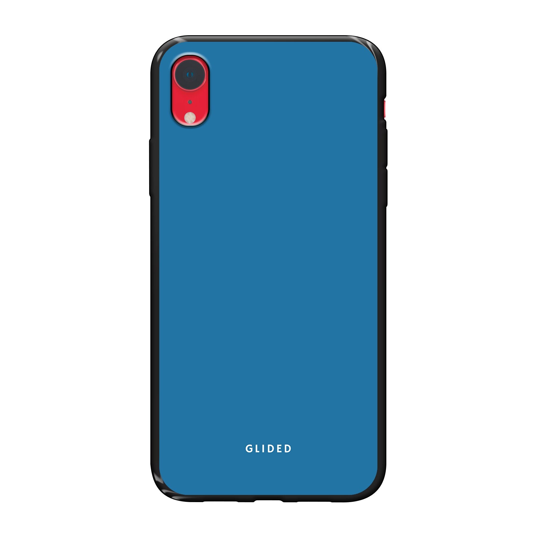 Blue Delight Handyhülle für iPhone XR in bezauberndem Blauton, bietet stilvollen Schutz und elegantes Design.