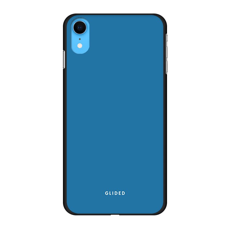 Blue Delight Handyhülle für iPhone XR in bezauberndem Blauton, bietet stilvollen Schutz und elegantes Design.