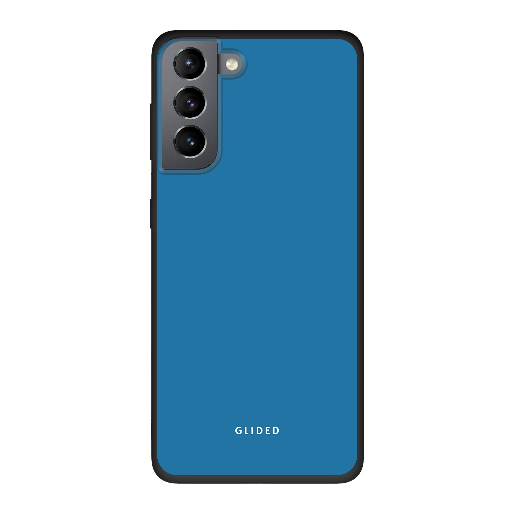 Die Blue Delight Handyhülle für Samsung Galaxy S10 in einem bezaubernden Blauton, die stilvollen Schutz und elegantes Design vereint.