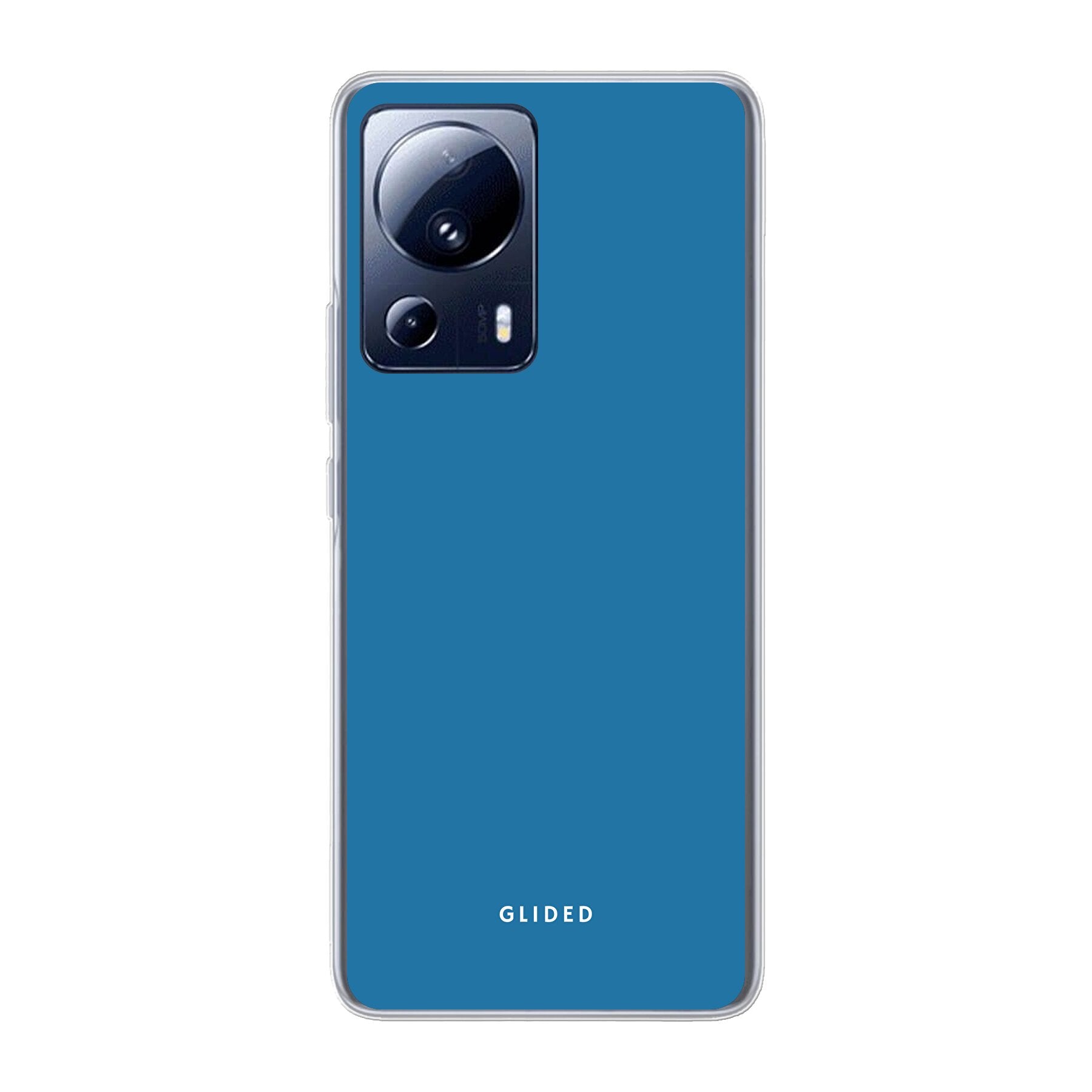 Die Blue Delight Handyhülle für Xiaomi 13 Lite in einem bezaubernden Blauton, die stilvollen Schutz und elegantes Design vereint.