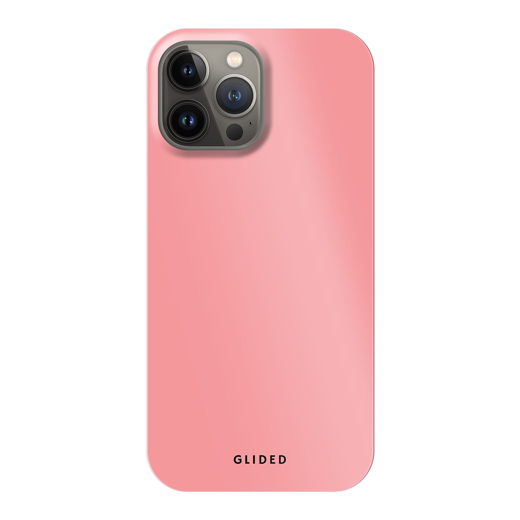 Die 'Blush Bloom' iPhone 13 Pro Max Handyhülle in sanftem Rosaton, elegant und stilvoll, idealer Schutz für dein Smartphone.