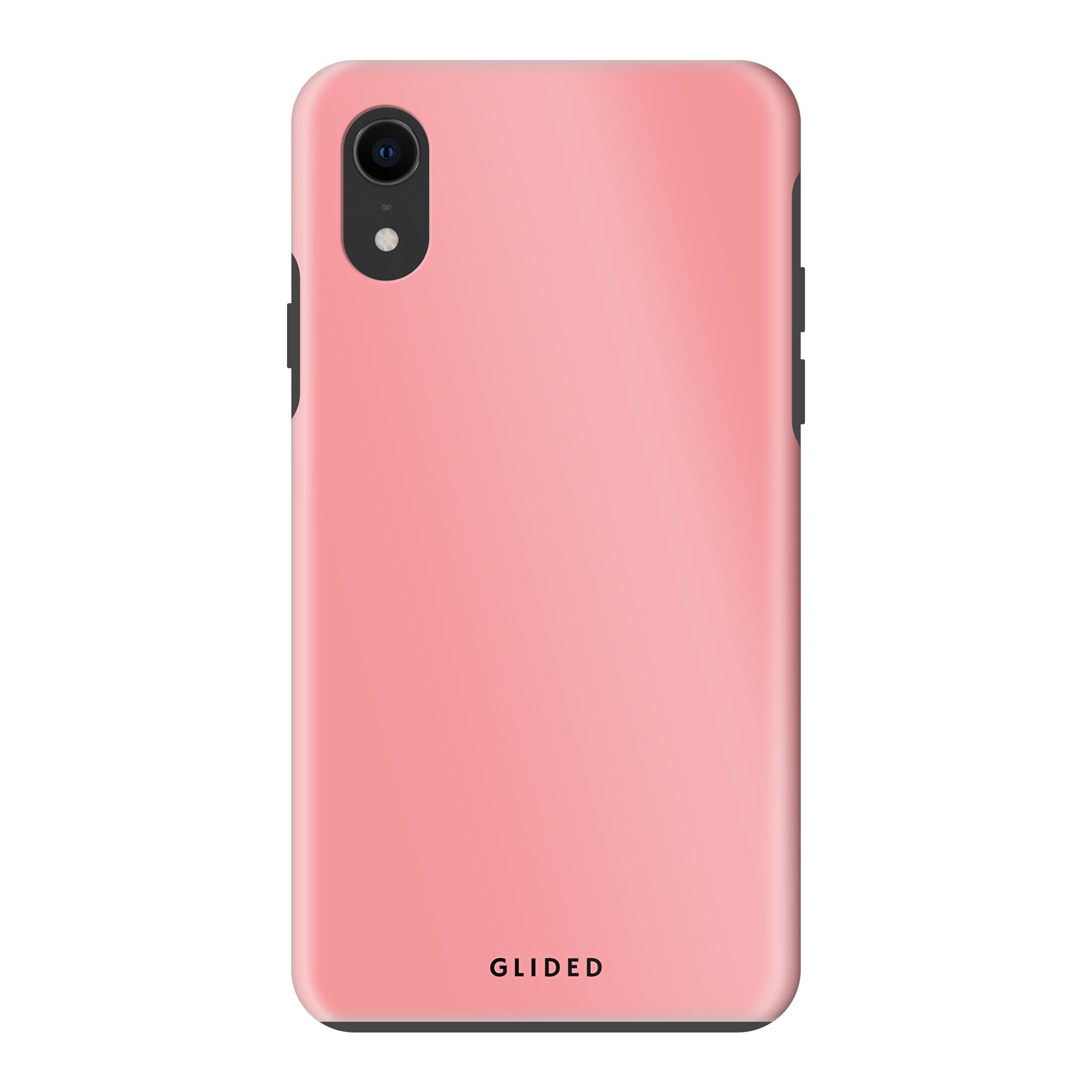 Blush Bloom iPhone X/Xs Handyhülle in sanftem Rosaton mit floralem Design, ideal für stilvollen Schutz.