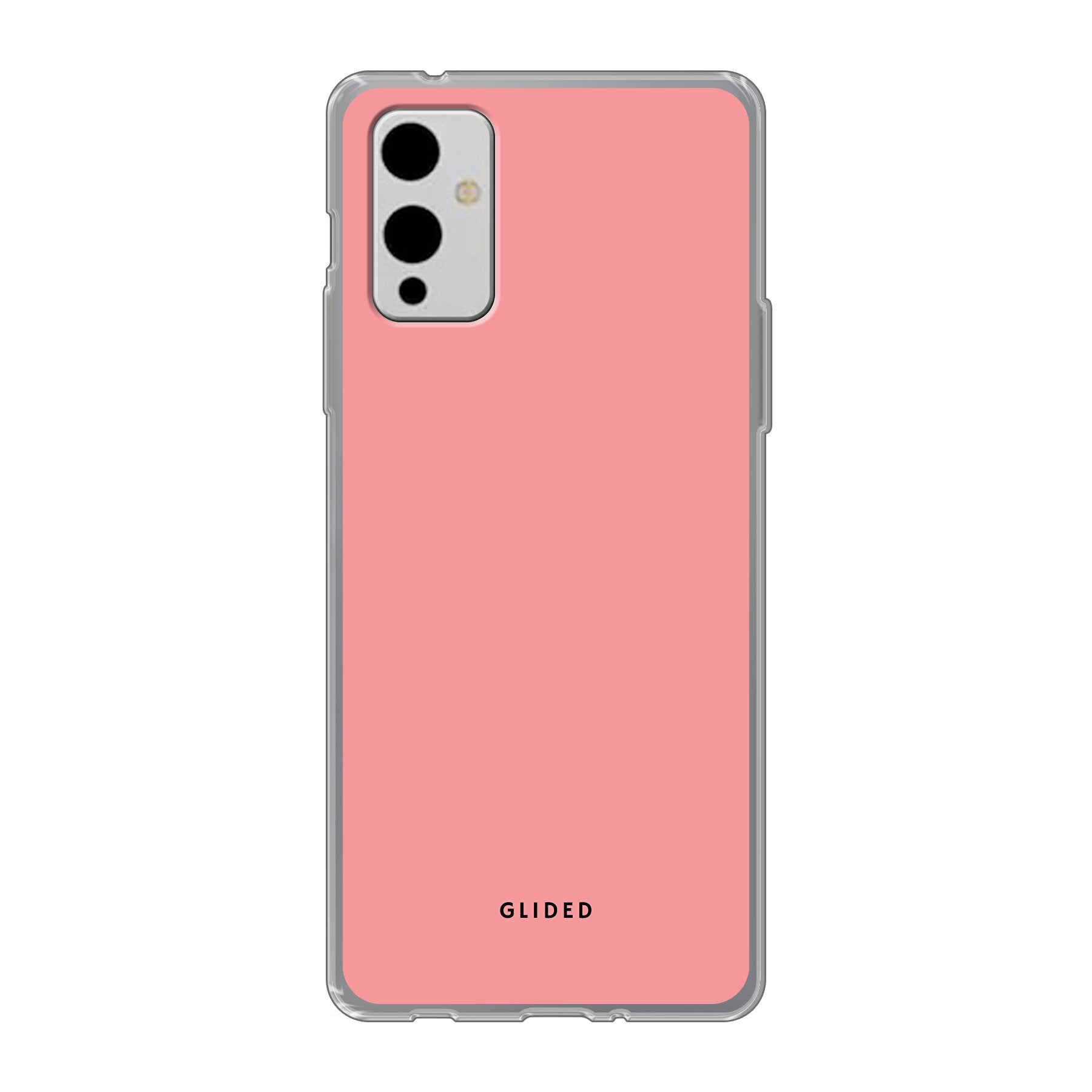 Blush Bloom OnePlus 9 Handyhülle in sanftem Rosaton mit floralem Design, ideal für stilvollen Schutz.