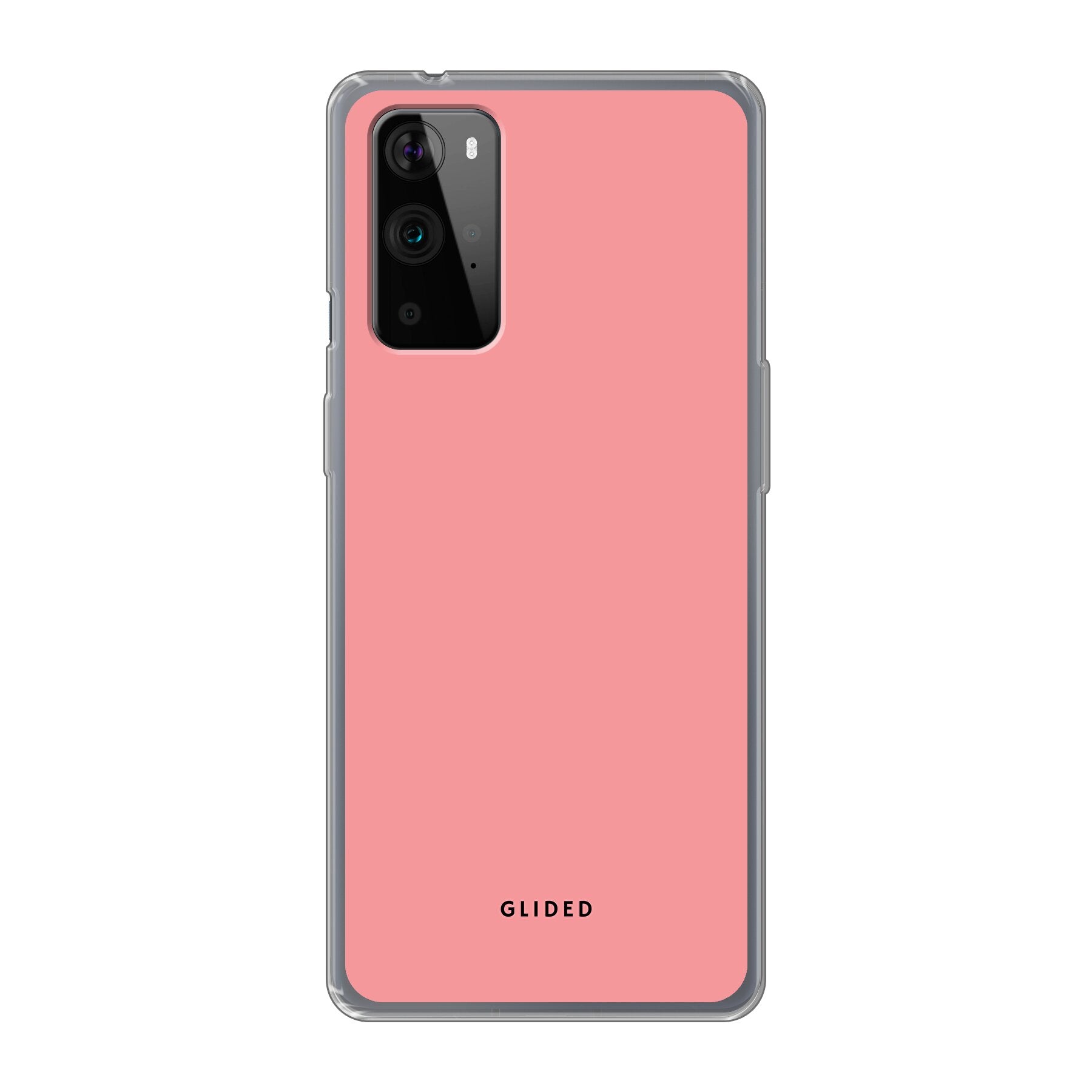 Blush Bloom OnePlus 9 Pro Handyhülle in sanftem Rosaton mit floralem Design, ideal für stilvollen Schutz.