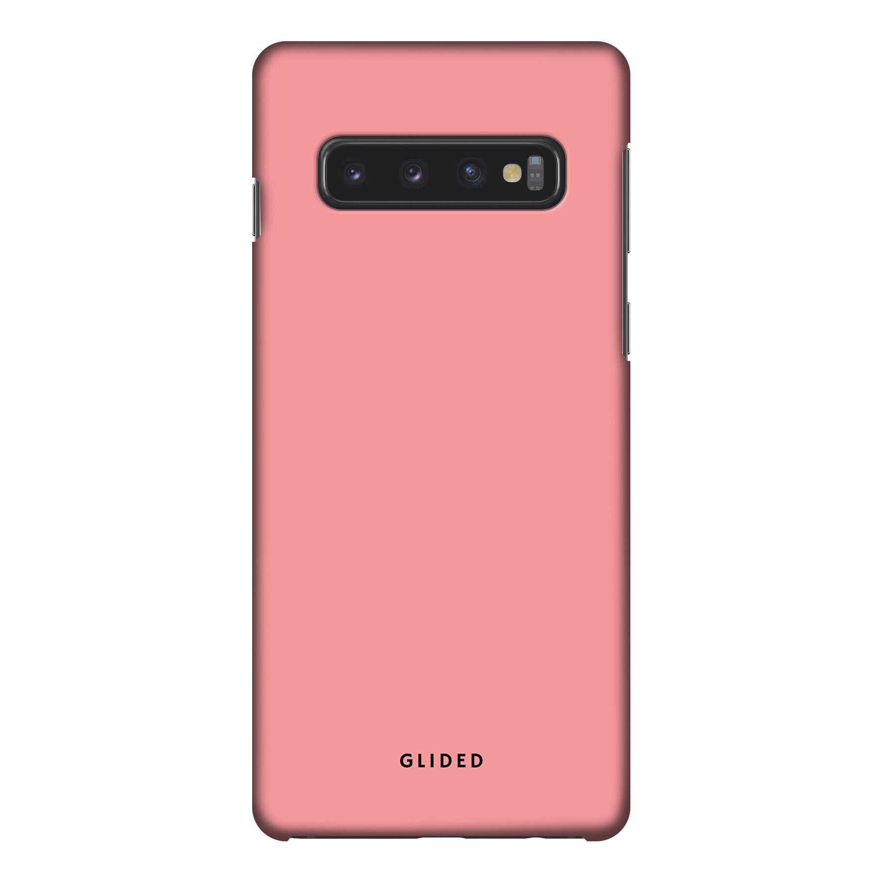 Blush Bloom Samsung Galaxy S10 Handyhülle in sanftem Rosaton mit floralem Design, ideal für stilvollen Schutz.