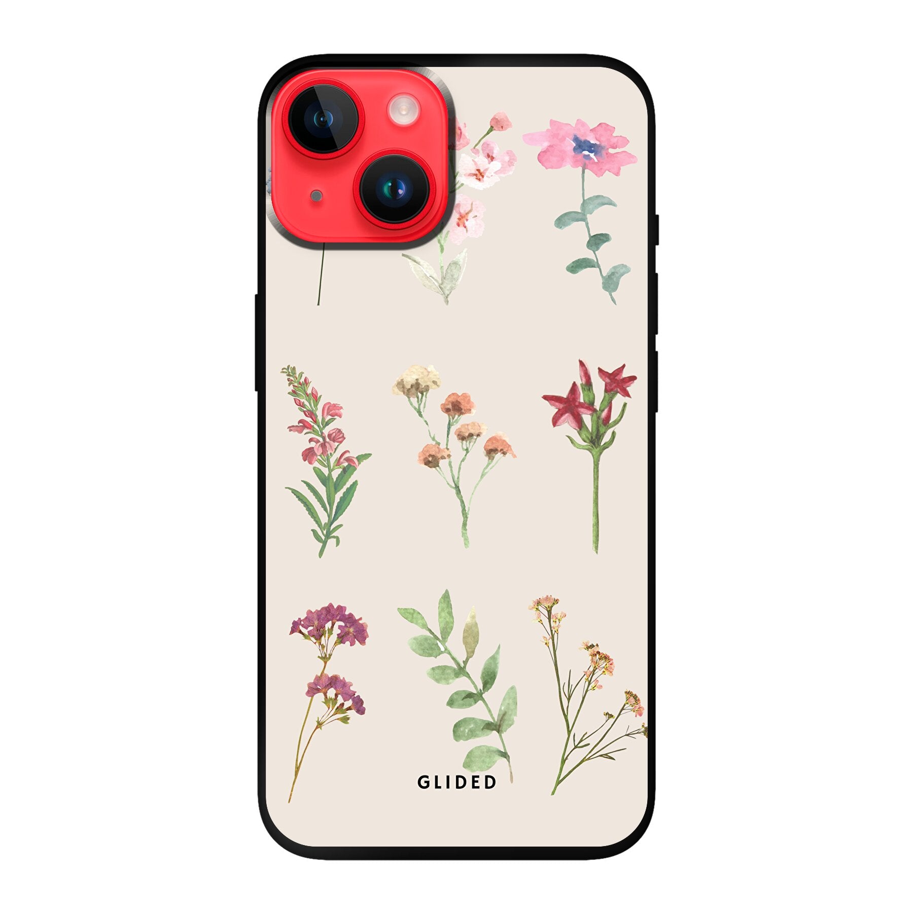 Botanical Garden iPhone 14 Handyhülle mit lebendigen Blumenmotiven und elegantem Design, ideal für Naturliebhaber.