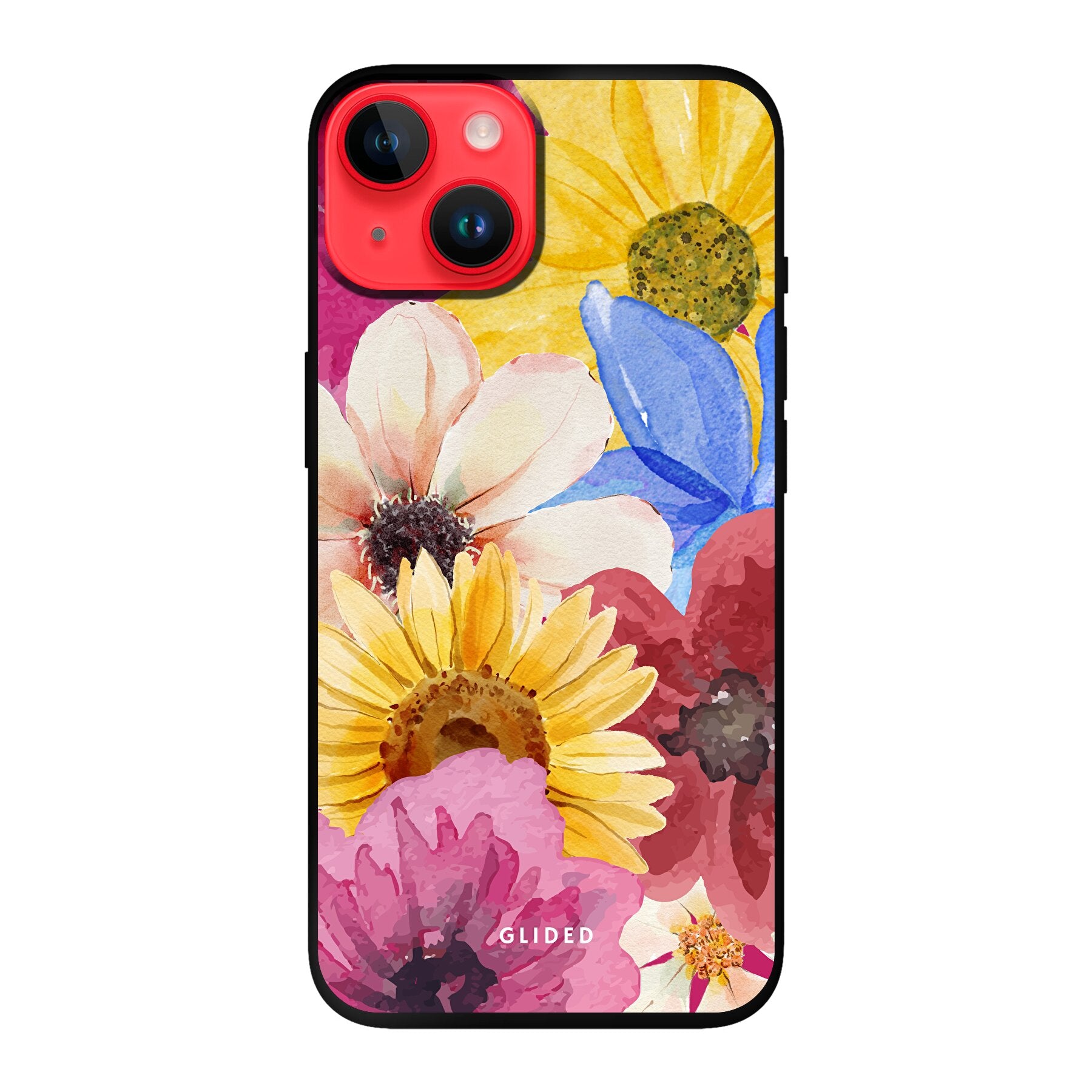 Bouquet iPhone 14 Handyhülle mit floralen Designs, die lebendige Blumen darstellt und stilvollen Schutz bietet.