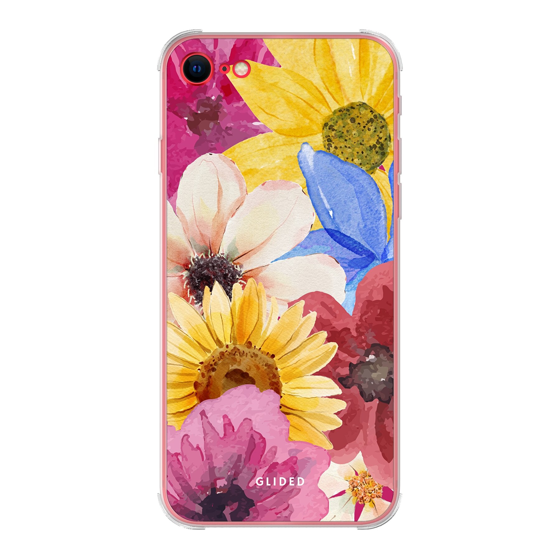 Bouquet iPhone 8 Handyhülle mit floralen Designs, die lebendige Blumen darstellt und stilvollen Schutz bietet.