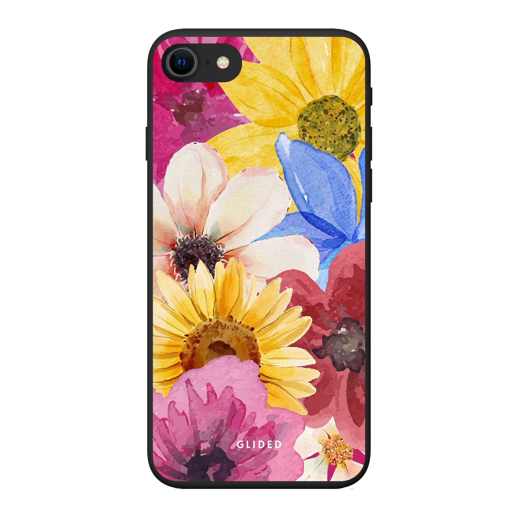 Bouquet iPhone 8 Handyhülle mit floralen Designs, die lebendige Blumen darstellt und stilvollen Schutz bietet.