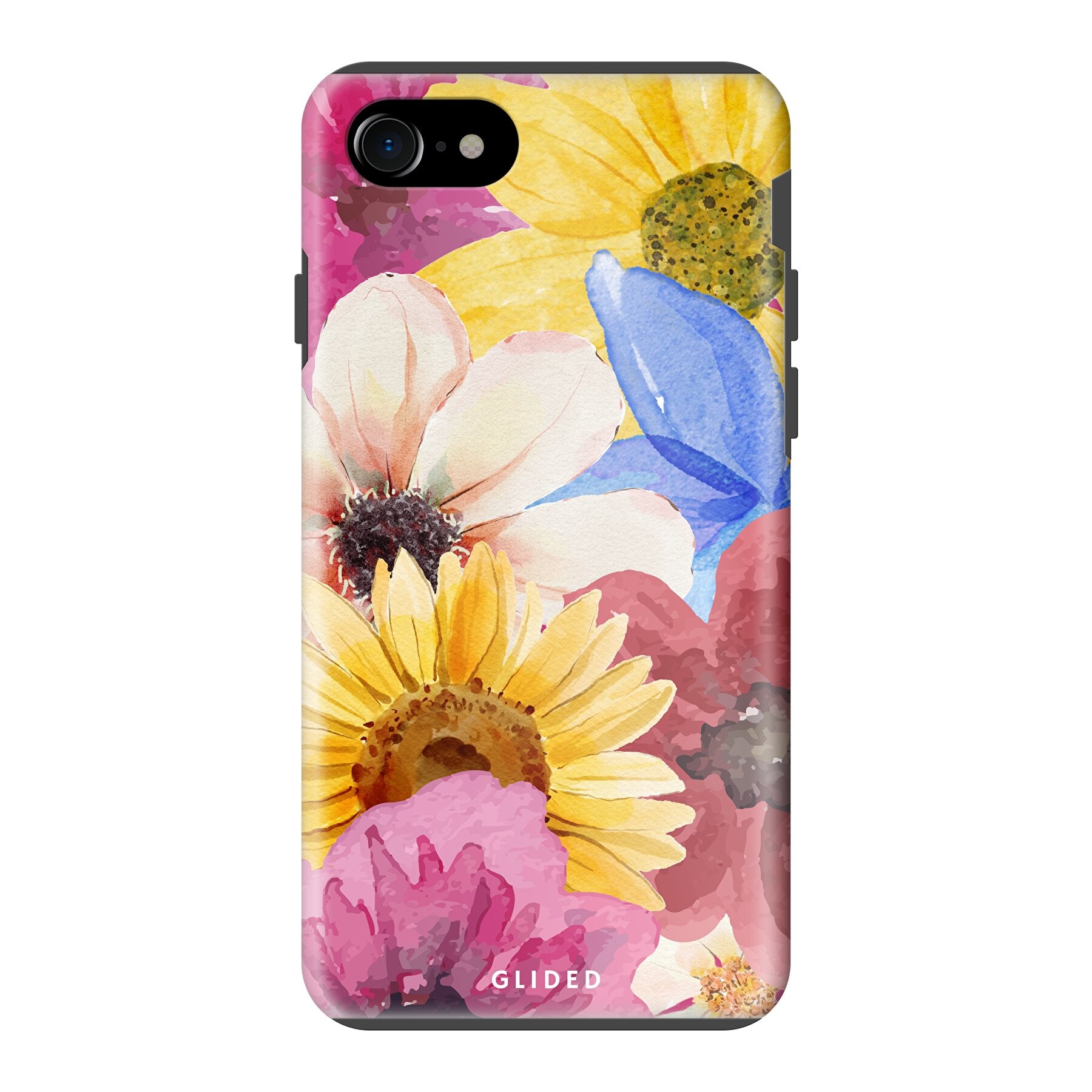 Bouquet iPhone 8 Handyhülle mit floralen Designs, die lebendige Blumen darstellt und stilvollen Schutz bietet.