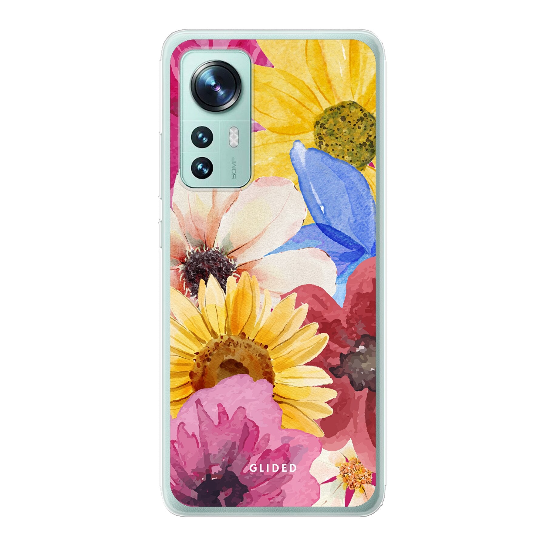 Bouquet Xiaomi 12 Pro Handyhülle mit floralen Designs, die lebendige Blumenmuster zeigt und stilvollen Schutz bietet.