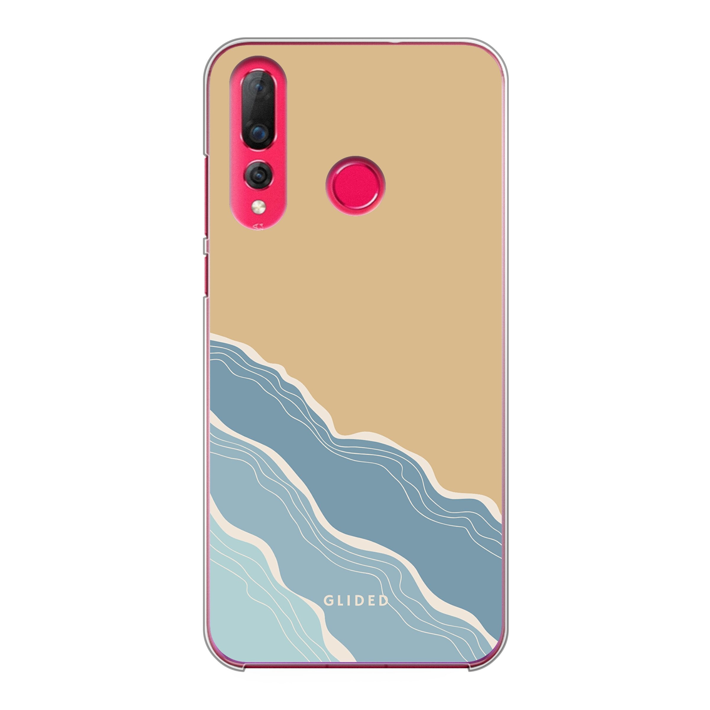 Breeze Handyhülle für Huawei P30 Lite mit einem einzigartigen Stranddesign, das Urlaubsstimmung und Schutz vereint.