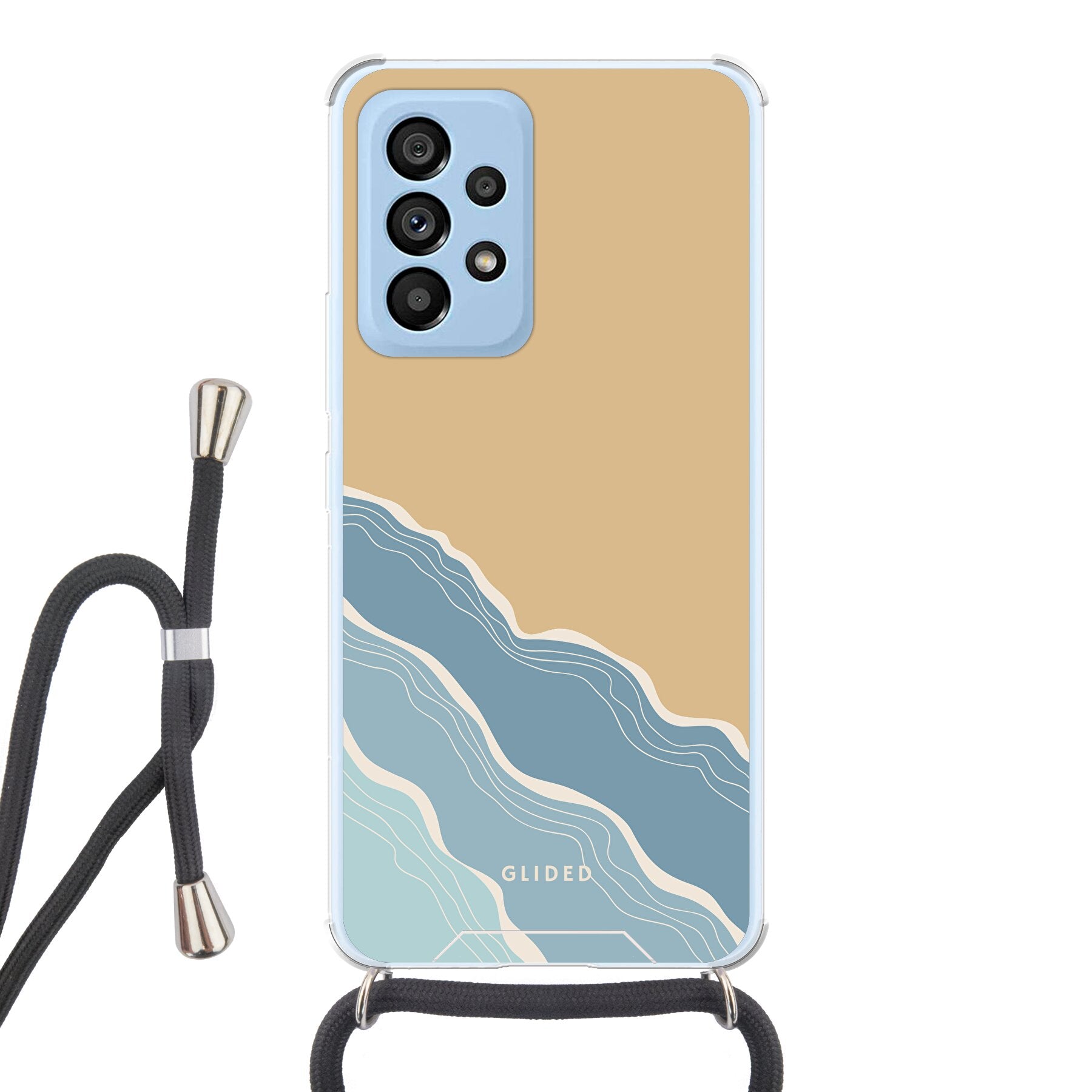 Breeze Handyhülle für Samsung Galaxy A53 5G mit einzigartigem Stranddesign, idealer Schutz und präzisen Aussparungen.