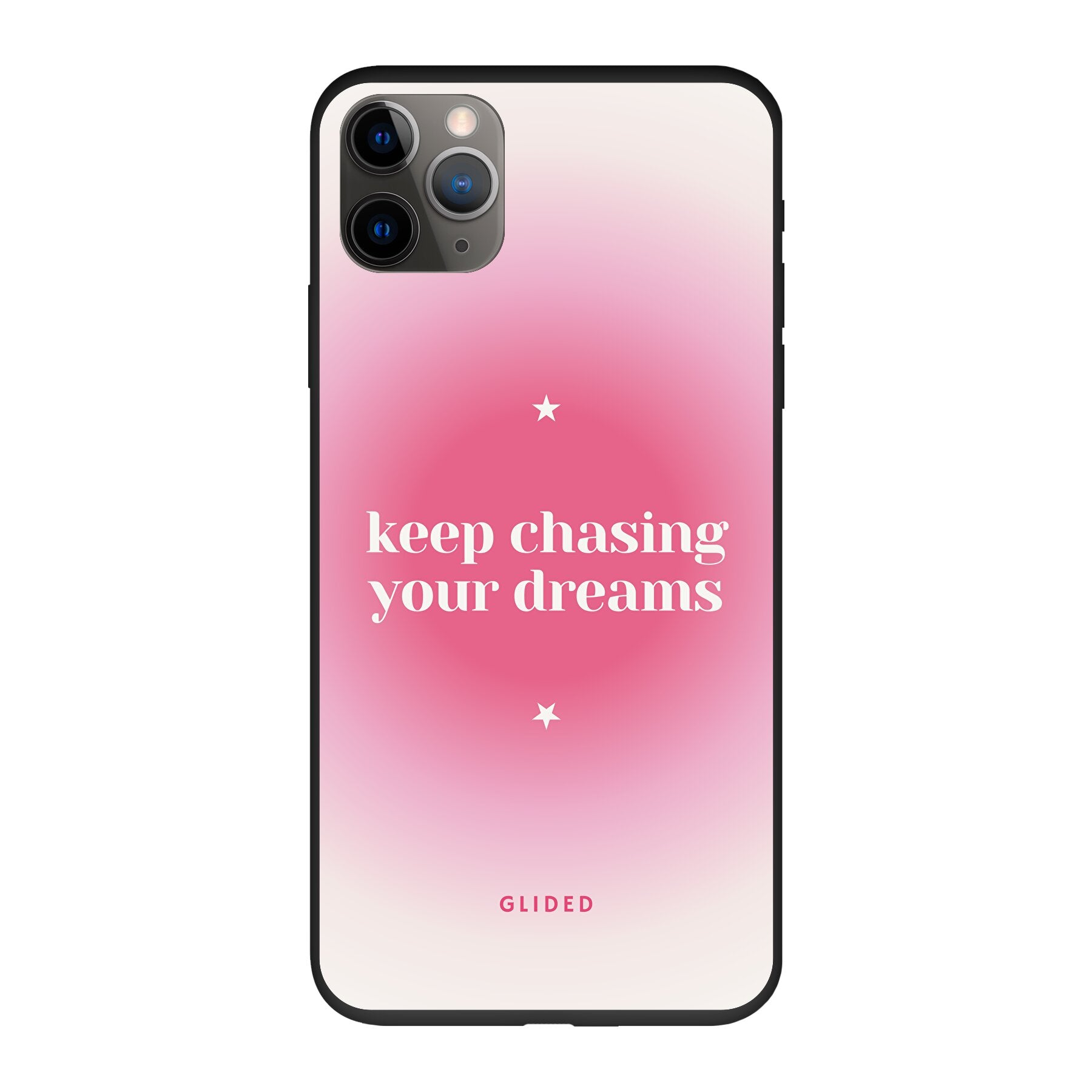 Chasing Dreams Handyhülle für iPhone 11 Pro mit inspirierender Botschaft und schlankem Design, idealer Schutz und Motivation.