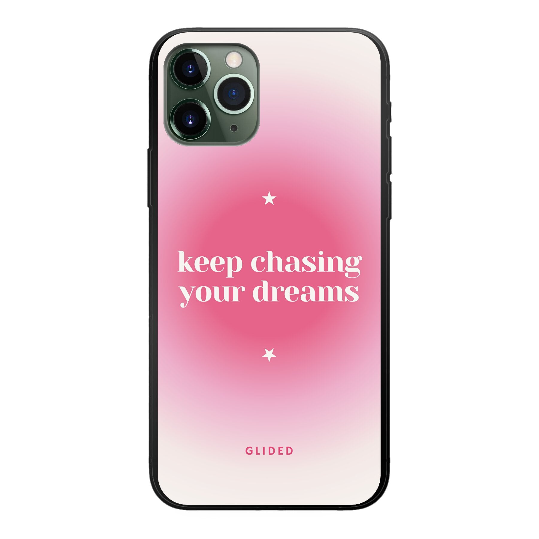 Chasing Dreams Handyhülle für iPhone 11 Pro mit inspirierender Botschaft und schlankem Design, idealer Schutz und Motivation.