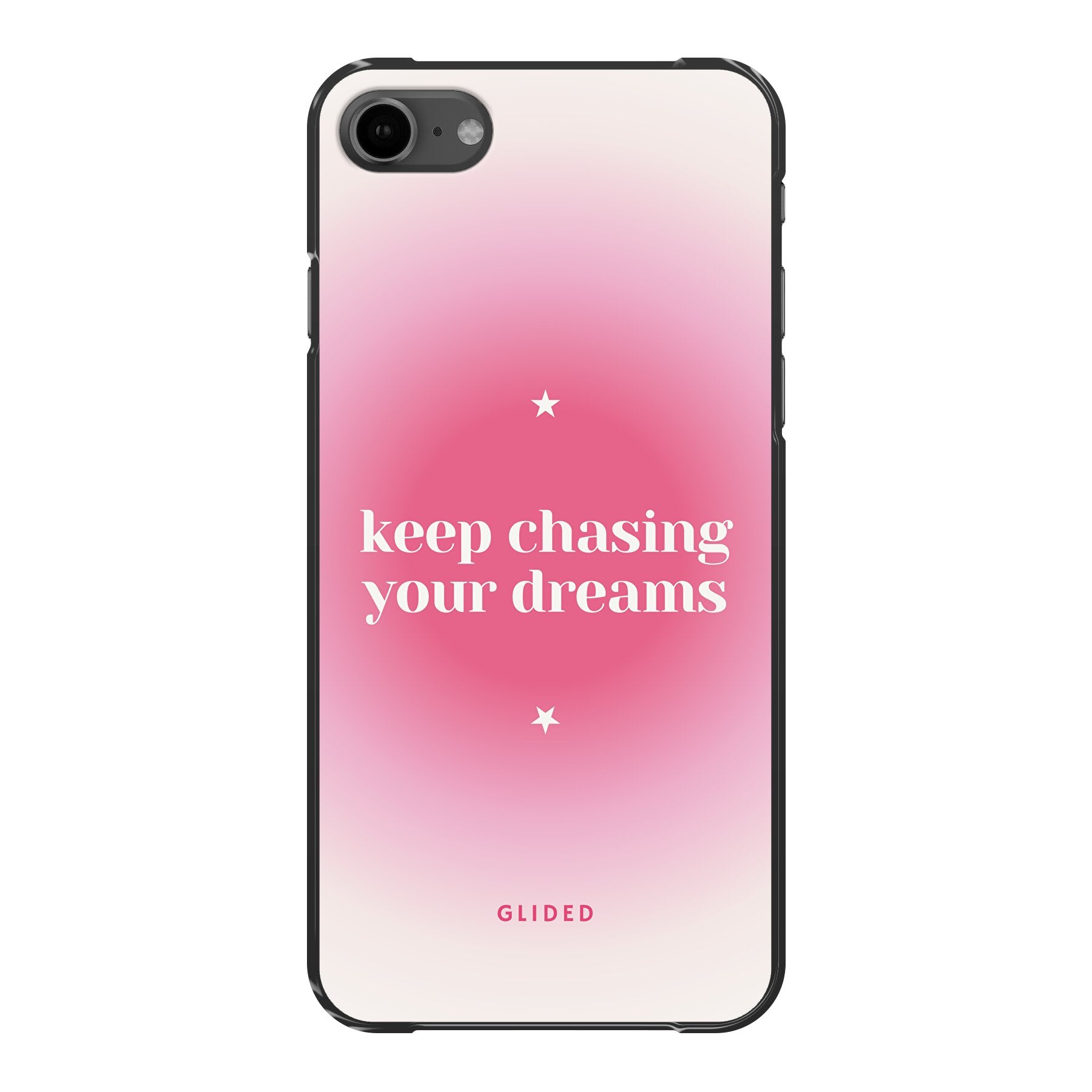 Chasing Dreams iPhone 7 Handyhülle mit inspirierender Botschaft und schlankem Design, idealer Schutz für dein Smartphone.