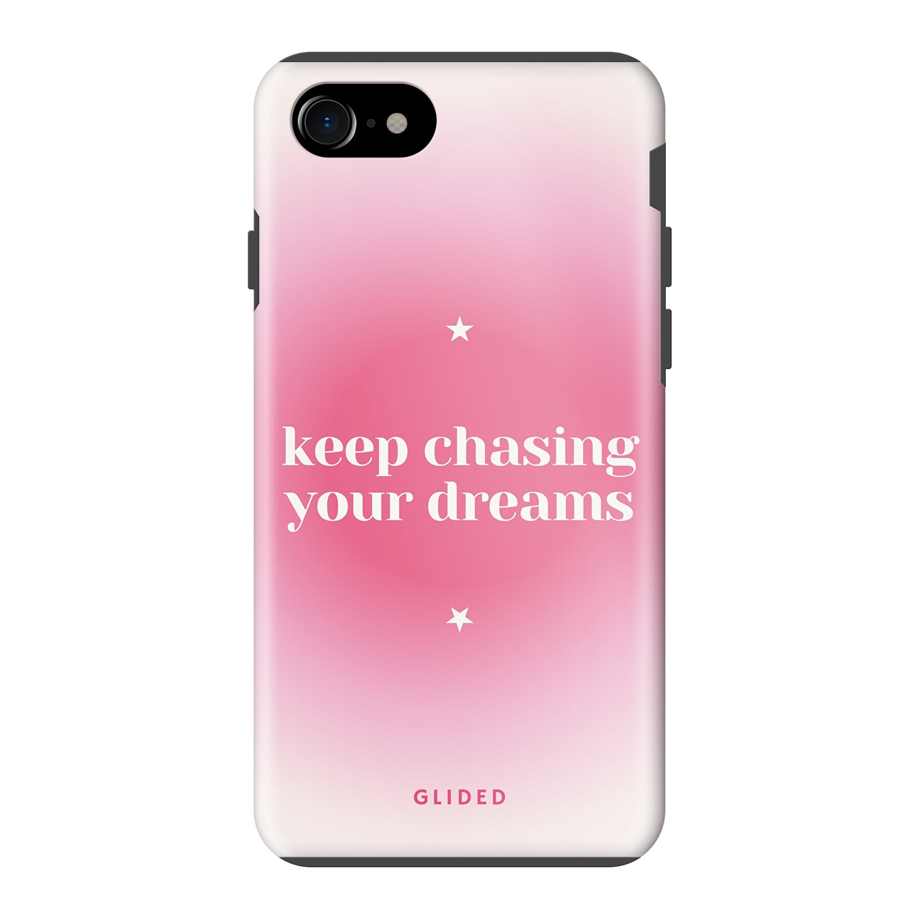 Chasing Dreams iPhone 7 Handyhülle mit inspirierender Botschaft und schlankem Design, idealer Schutz für dein Smartphone.