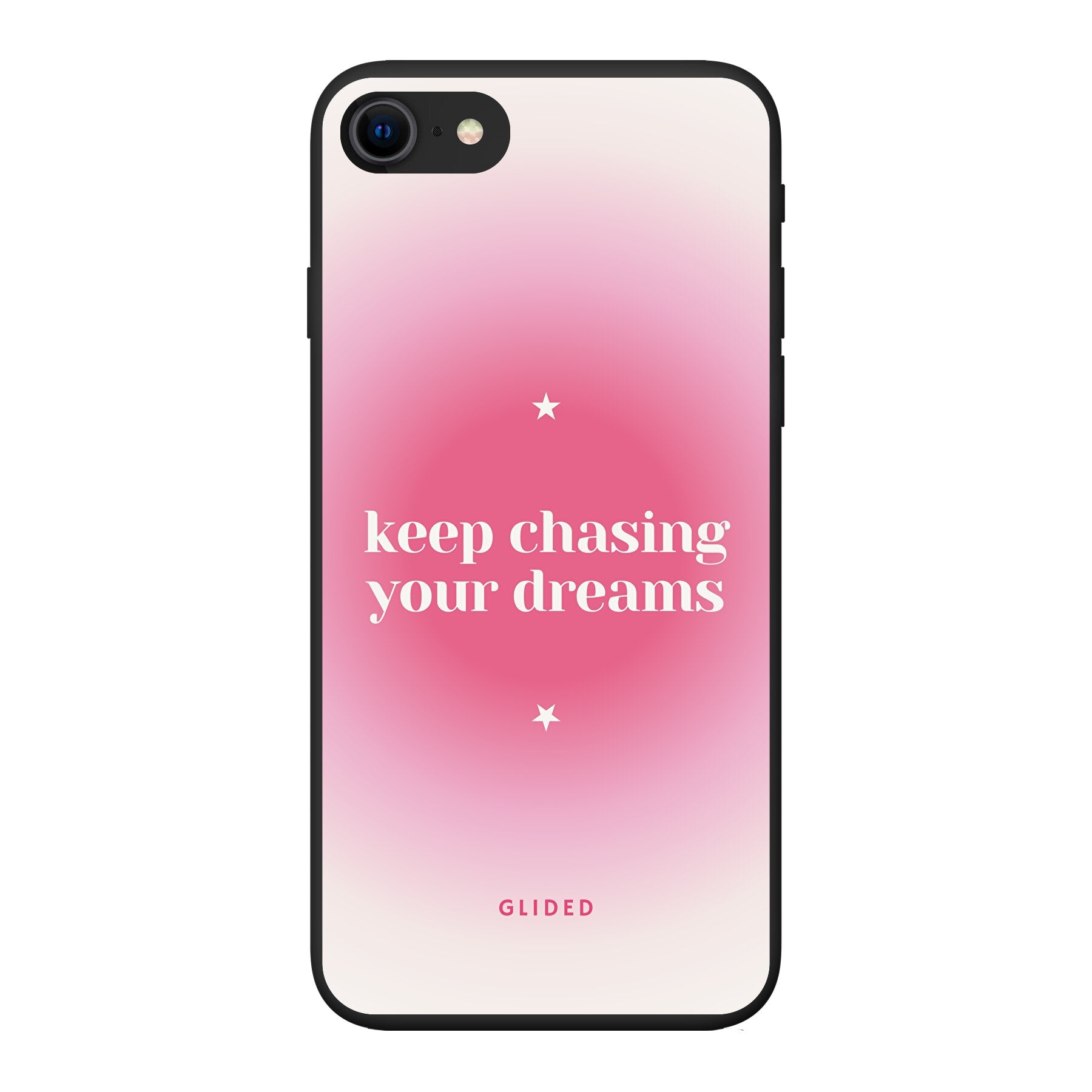 Chasing Dreams iPhone 7 Handyhülle mit inspirierender Botschaft und schlankem Design, idealer Schutz für dein Smartphone.