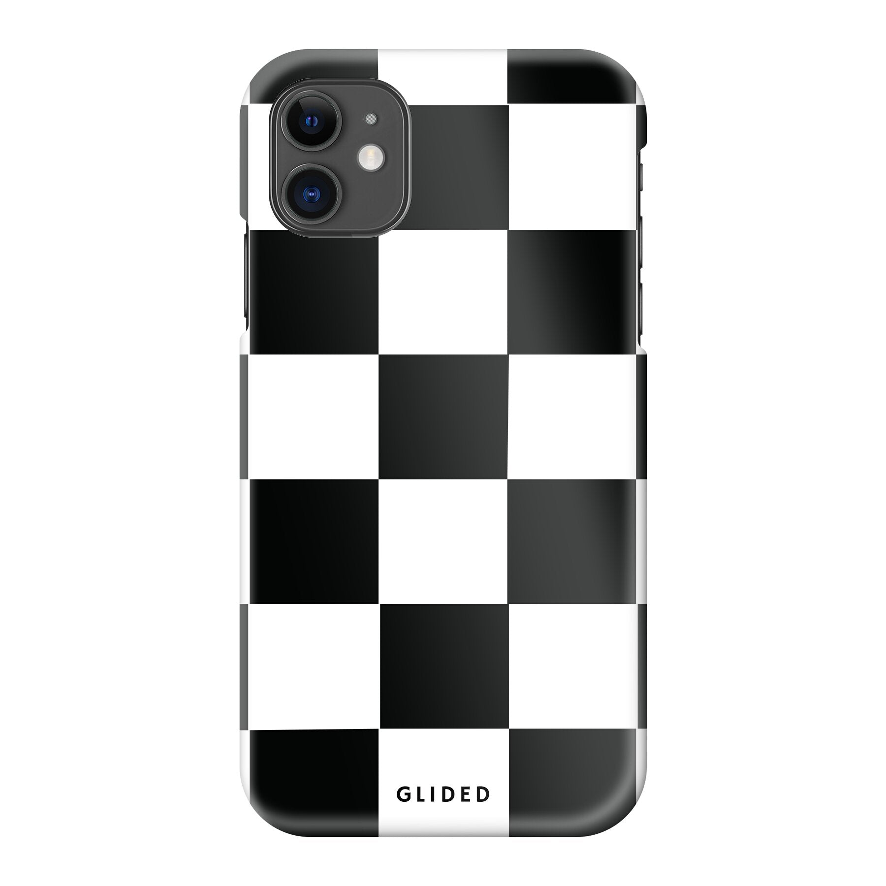 Elegante 'Classic Chess' iPhone 11-Hülle mit traditionellem Schachbrettmuster, bietet stilvollen Schutz und Ausdruck von Persönlichkeit.