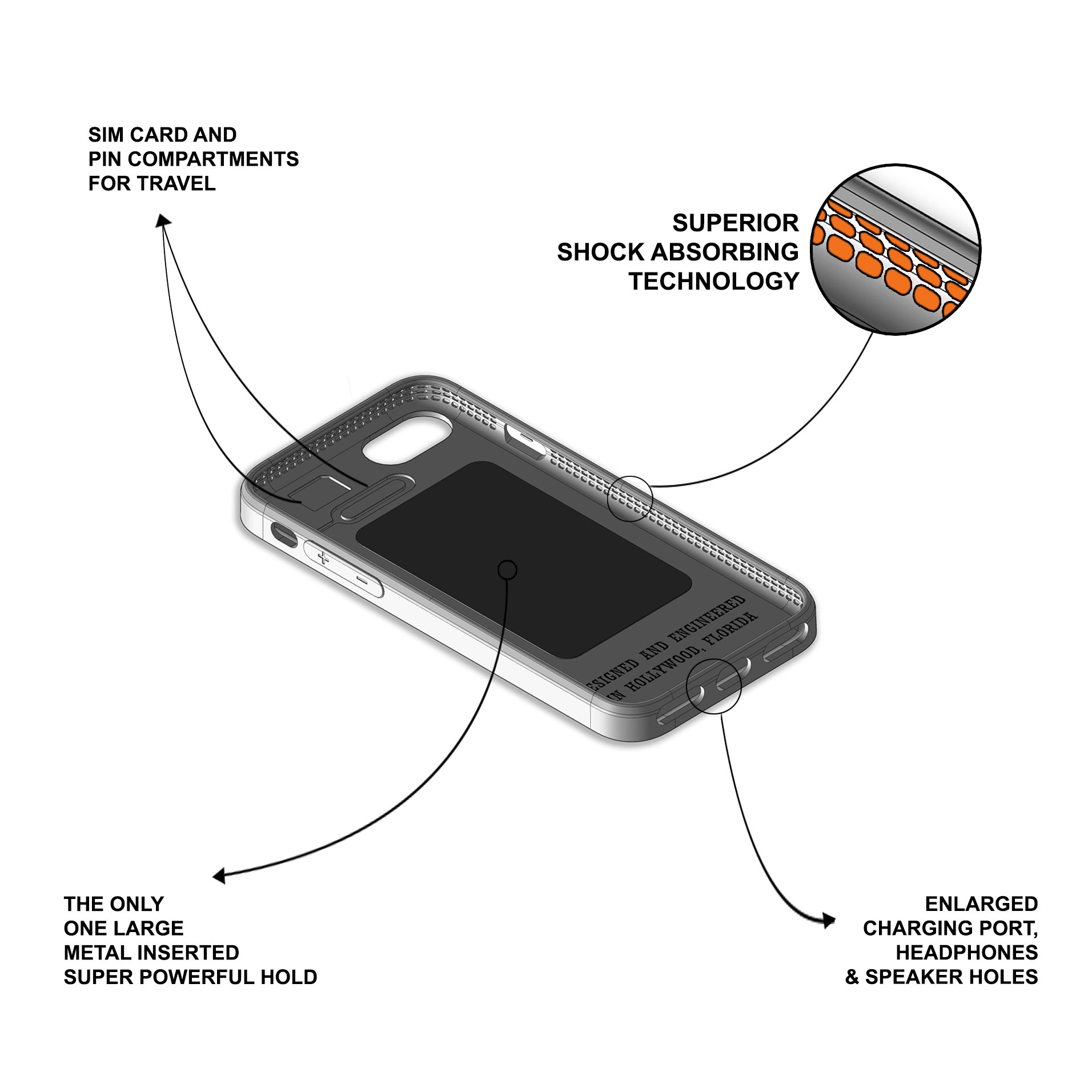 Coexist - Engraved wooden phone case showcasing unique laser-engraved design and natural wood finish, suitable for iPhone and Samsung models.