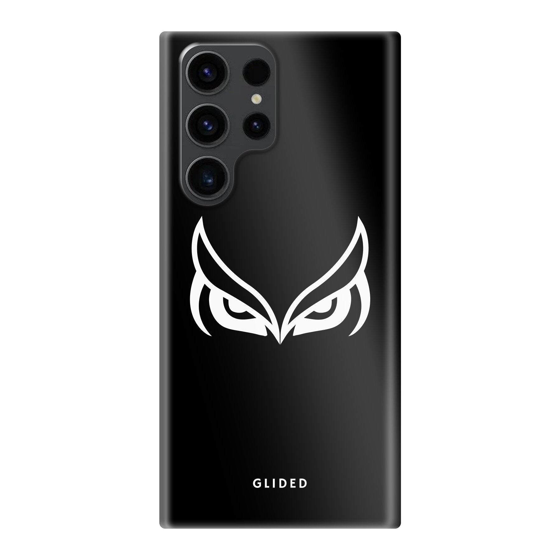 Dark Owl Handyhülle für Samsung Galaxy S23 Ultra mit majestätischen Eulen auf dunklem Hintergrund, stilvoll und schützend.