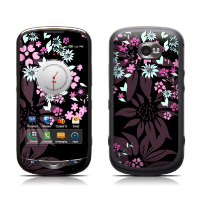 Floral-patterned smartphone front and back