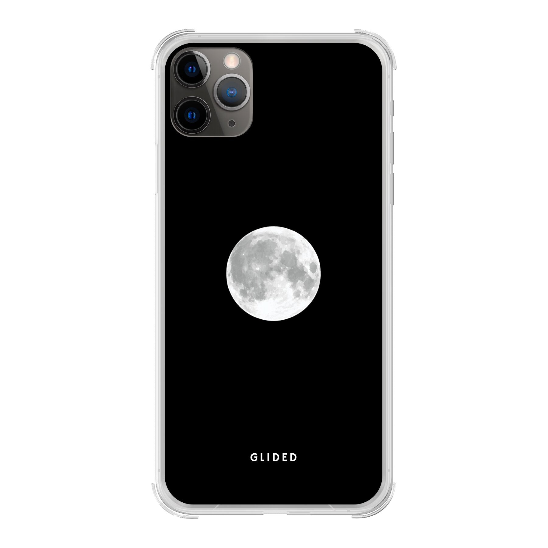 Epic Moon Handyhülle für iPhone 11 Pro mit majestätischem Vollmond-Design, das eine mystische Atmosphäre ausstrahlt.