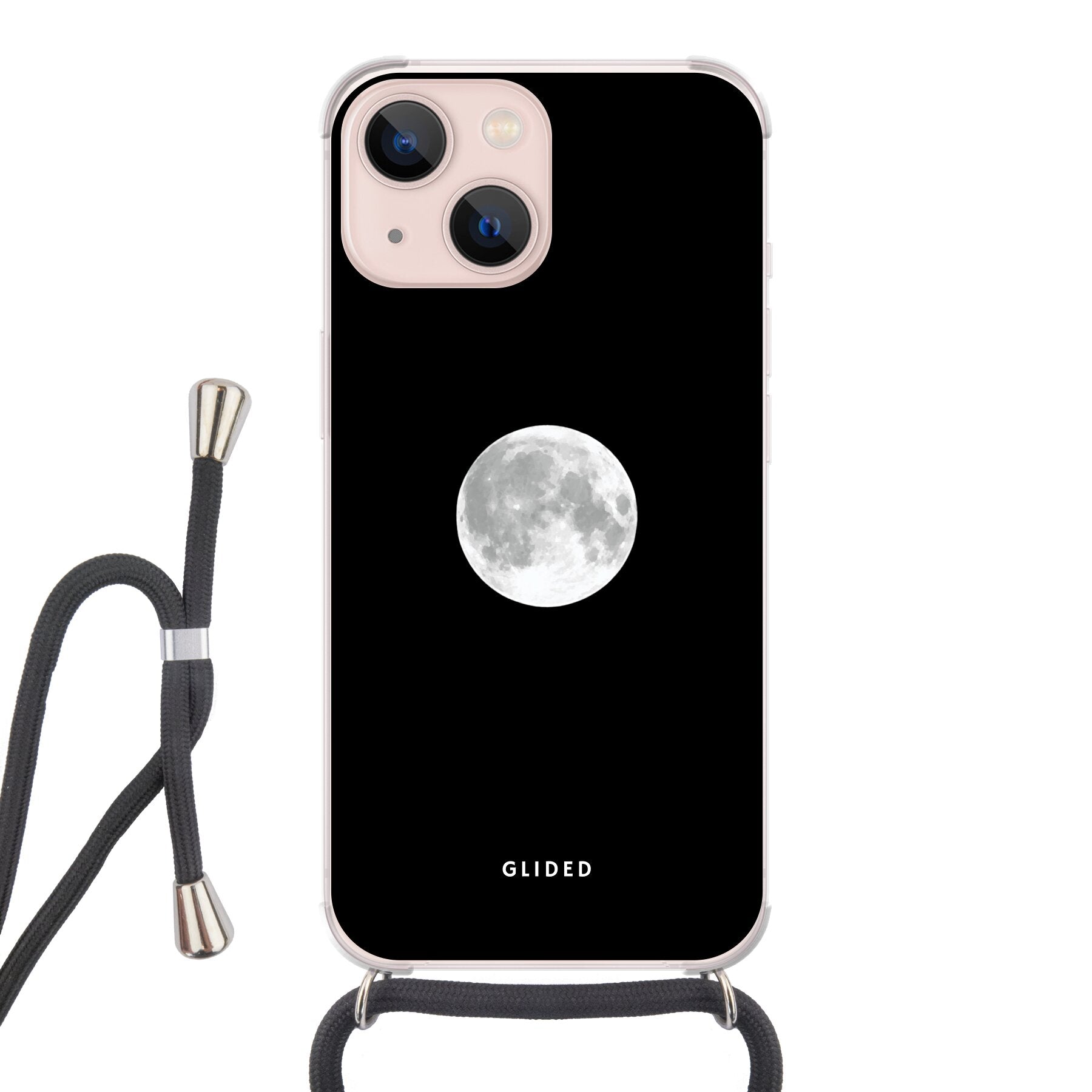 Epic Moon Handyhülle für iPhone 13 mini mit majestätischem Vollmond-Design, stilvoll und schützend.