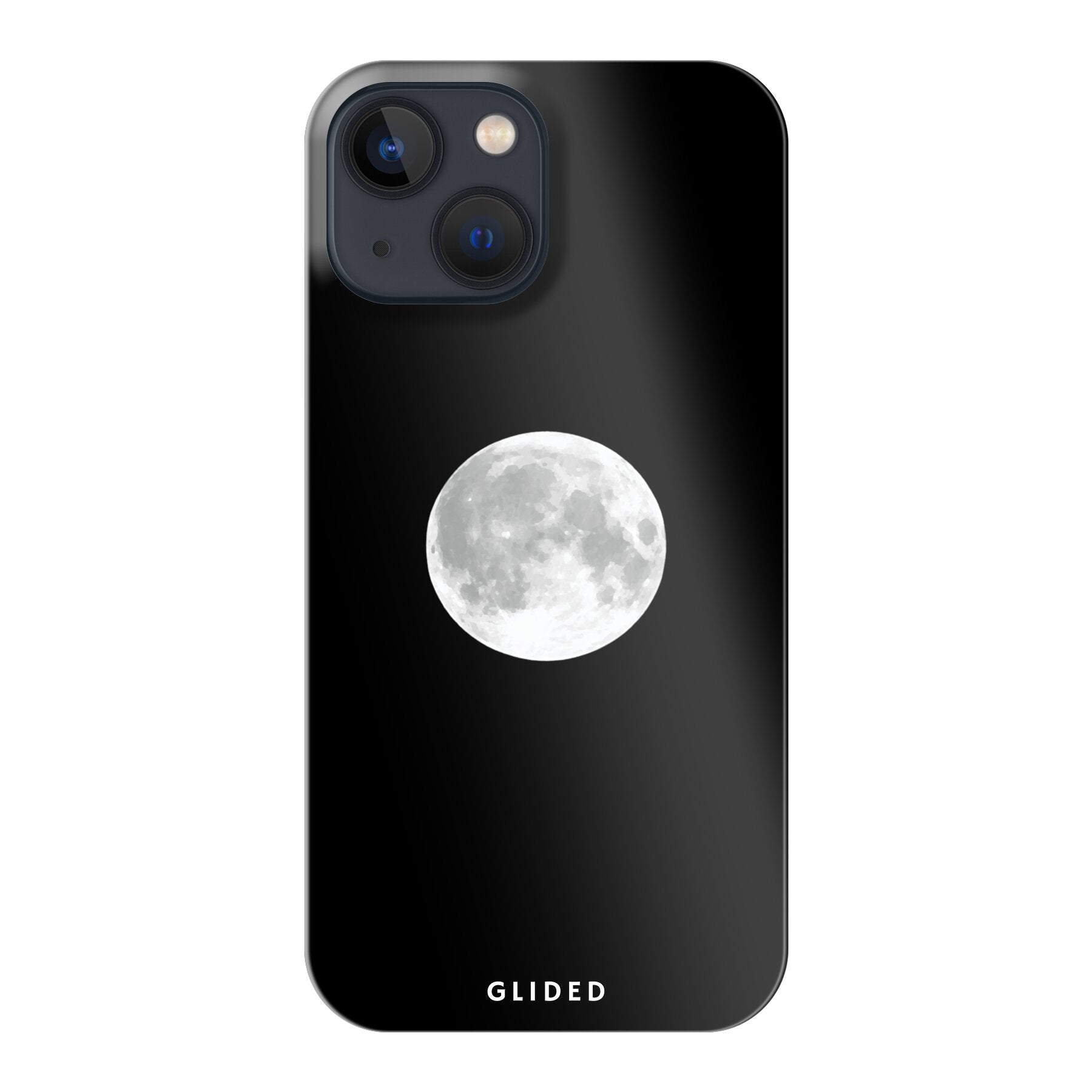 Epic Moon Handyhülle für iPhone 13 mini mit majestätischem Vollmond-Design, stilvoll und schützend.