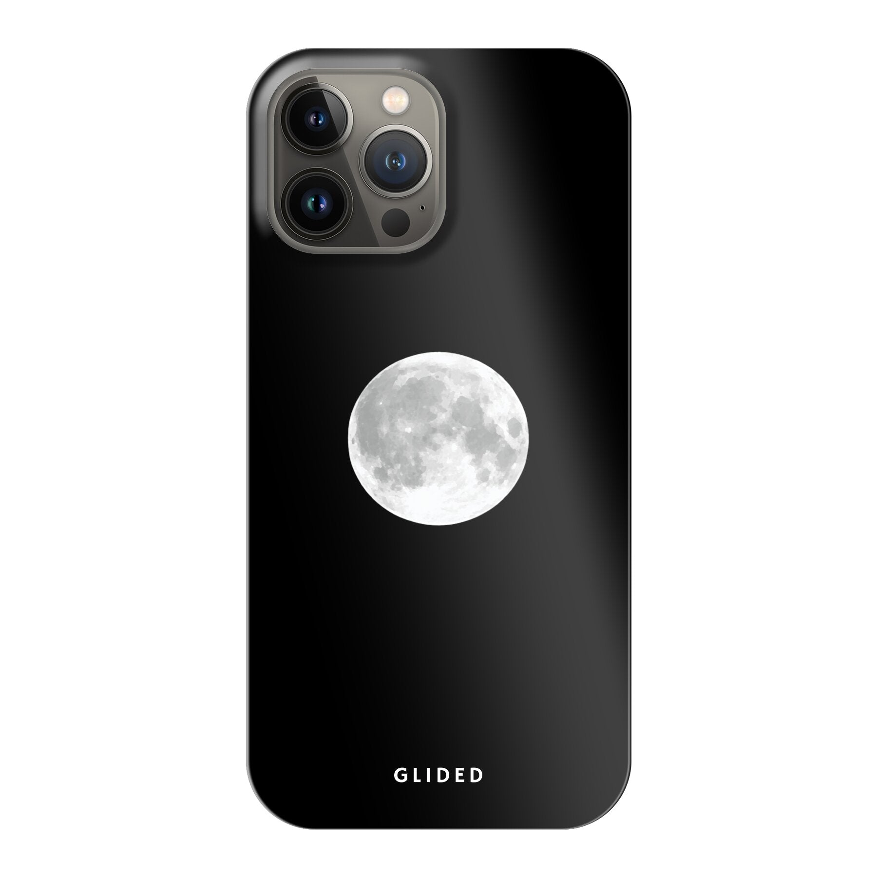 Die 'Epic Moon' Handyhülle für iPhone 13 Pro Max mit majestätischem Vollmond-Design, das eine mystische Atmosphäre ausstrahlt.