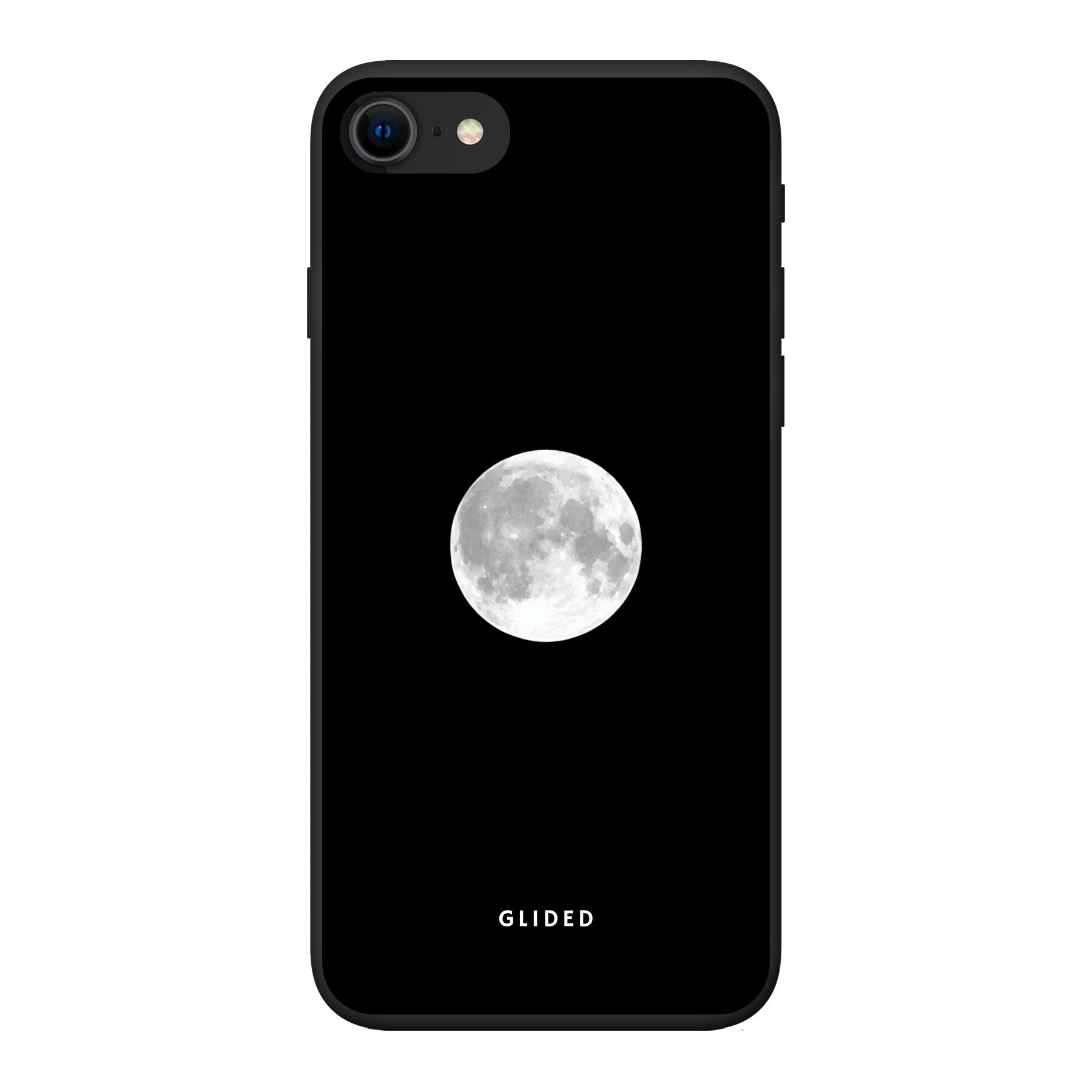 Epic Moon Handyhülle für iPhone SE 2022 mit majestätischem Vollmond-Design, das eine mystische Atmosphäre ausstrahlt.