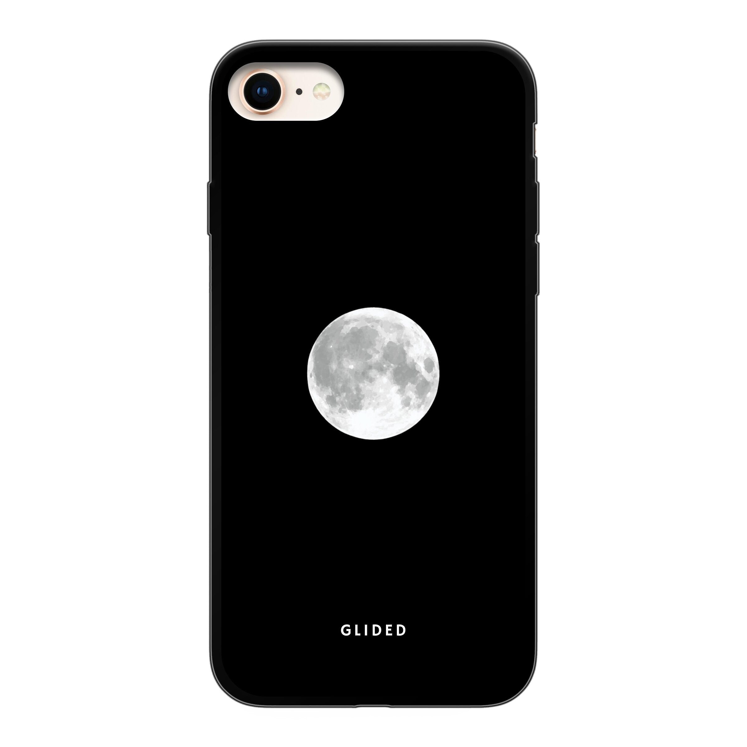 Epic Moon Handyhülle für iPhone SE 2022 mit majestätischem Vollmond-Design, das eine mystische Atmosphäre ausstrahlt.