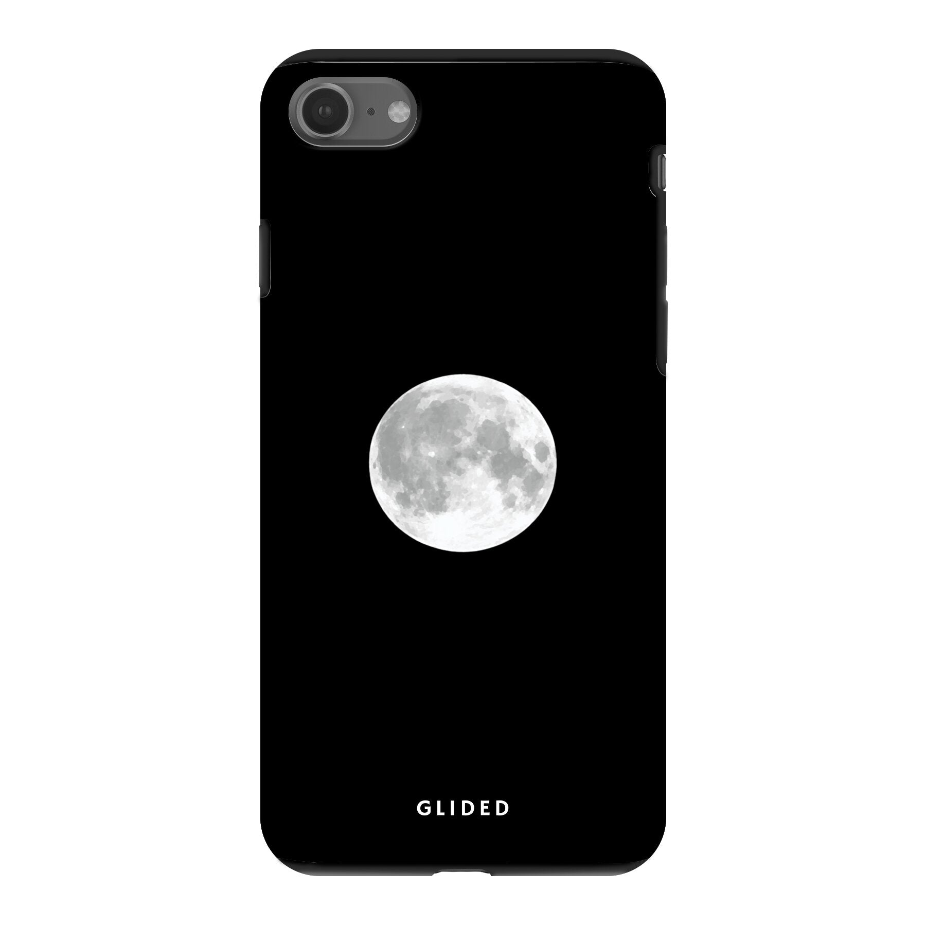 Epic Moon Handyhülle für iPhone SE 2020 mit majestätischem Vollmond-Design, das eine mystische Atmosphäre ausstrahlt.