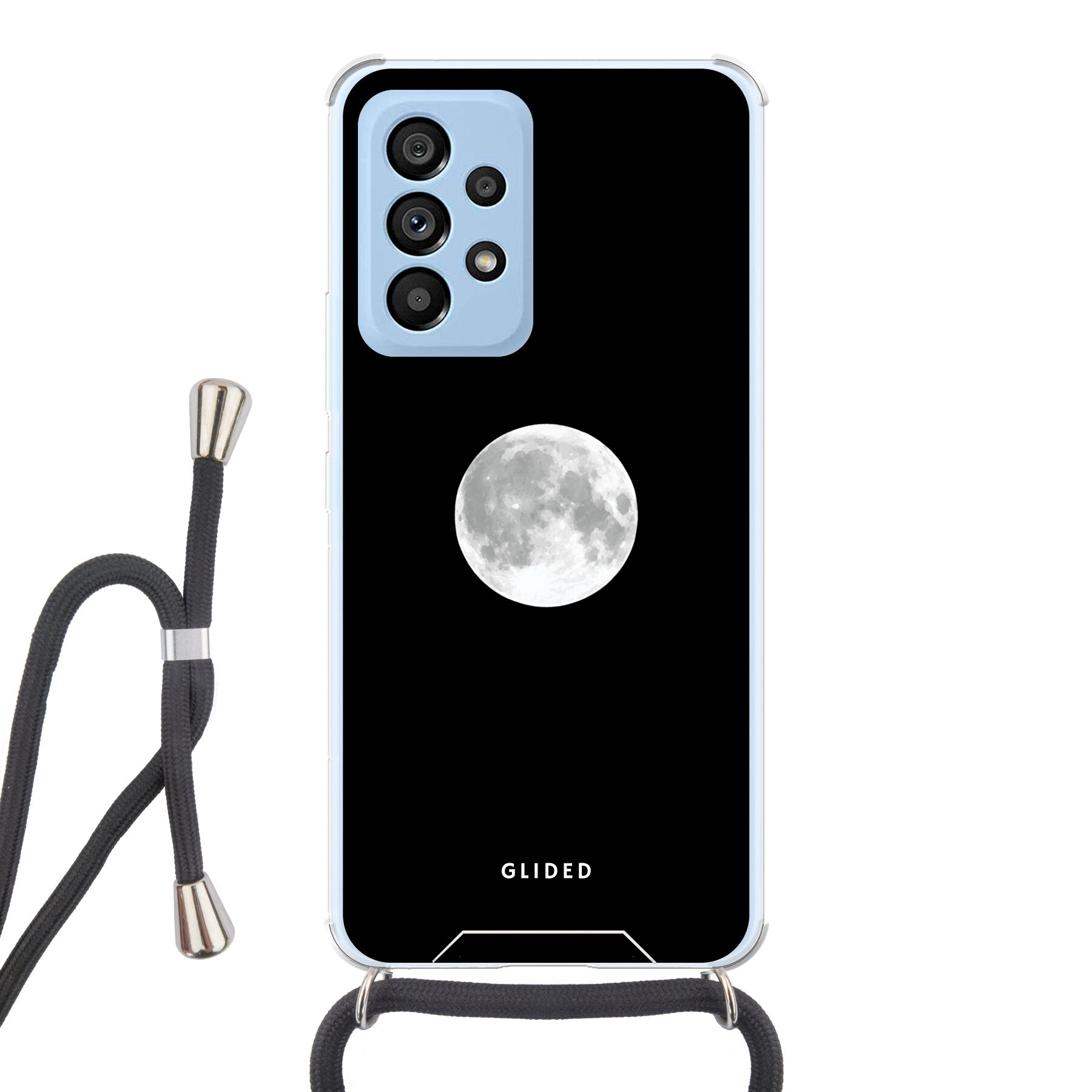 Epic Moon Handyhülle für Samsung Galaxy A53 5G mit majestätischem Vollmond-Design, das eine mystische Atmosphäre der Nacht einfängt.