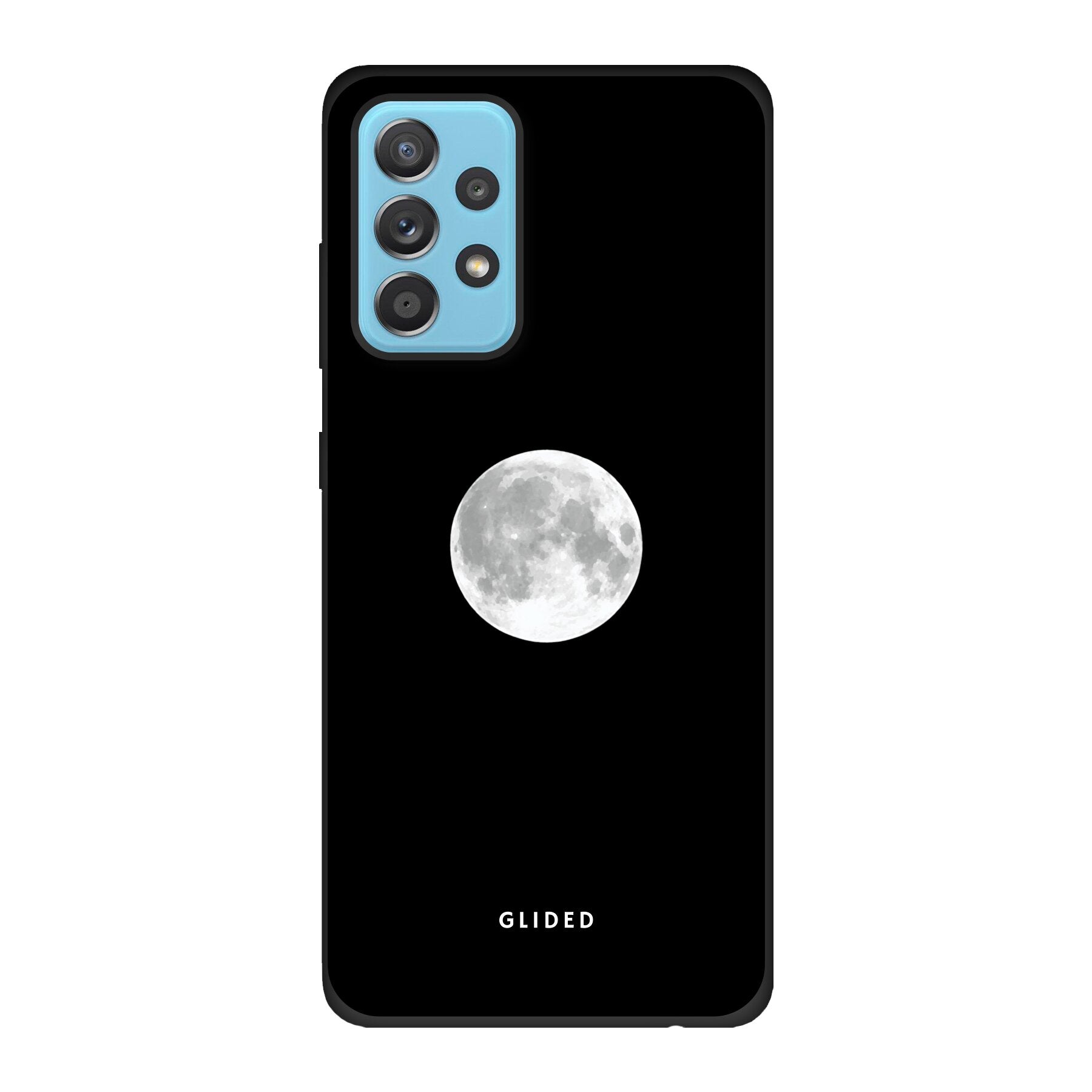 Epic Moon Handyhülle für Samsung Galaxy A53 5G mit majestätischem Vollmond-Design, das eine mystische Atmosphäre der Nacht einfängt.