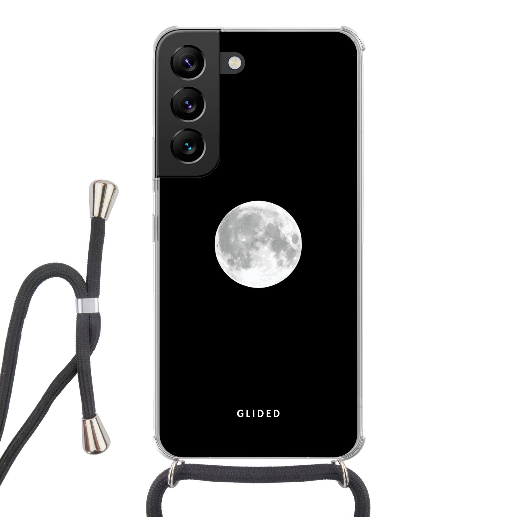 Epic Moon Handyhülle für Samsung Galaxy S22 mit majestätischem Vollmond-Design, idealer Schutz und schlankes Profil.