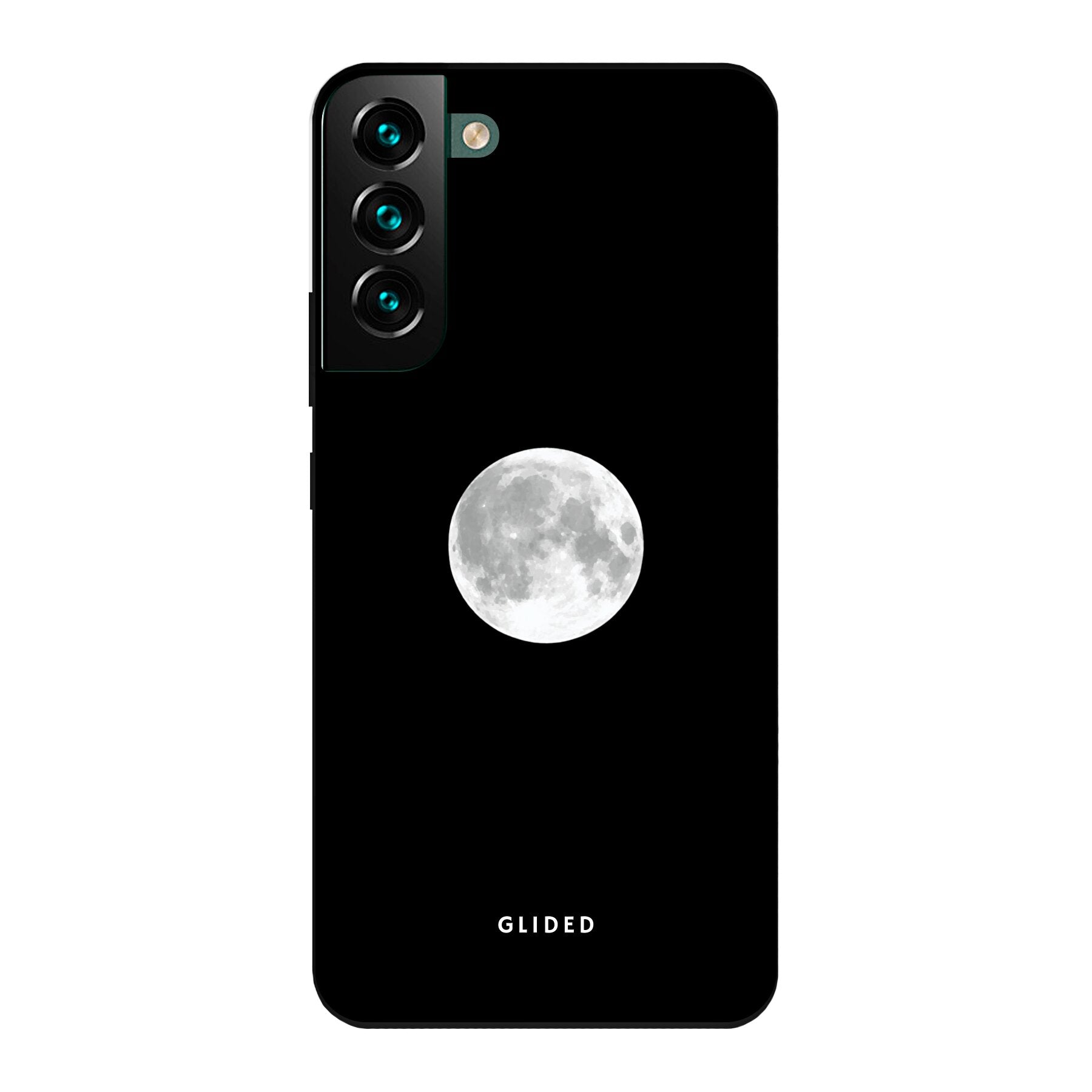 Epic Moon Handyhülle für Samsung Galaxy S22 Plus mit majestätischem Vollmond-Design, das eine mystische Atmosphäre ausstrahlt.