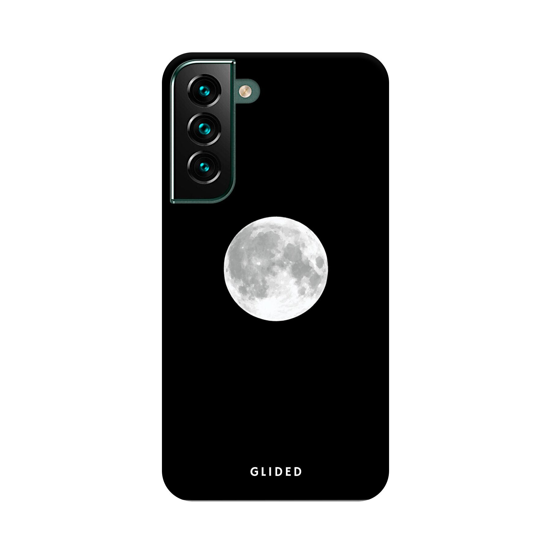 Epic Moon Handyhülle für Samsung Galaxy S22 Plus mit majestätischem Vollmond-Design, das eine mystische Atmosphäre ausstrahlt.