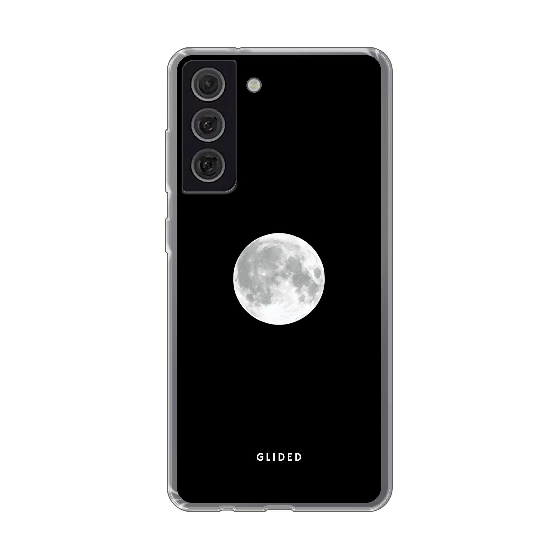 Epic Moon Handyhülle für Samsung Galaxy S21 FE mit majestätischem Vollmond-Design, idealer Schutz und schlankes Profil.