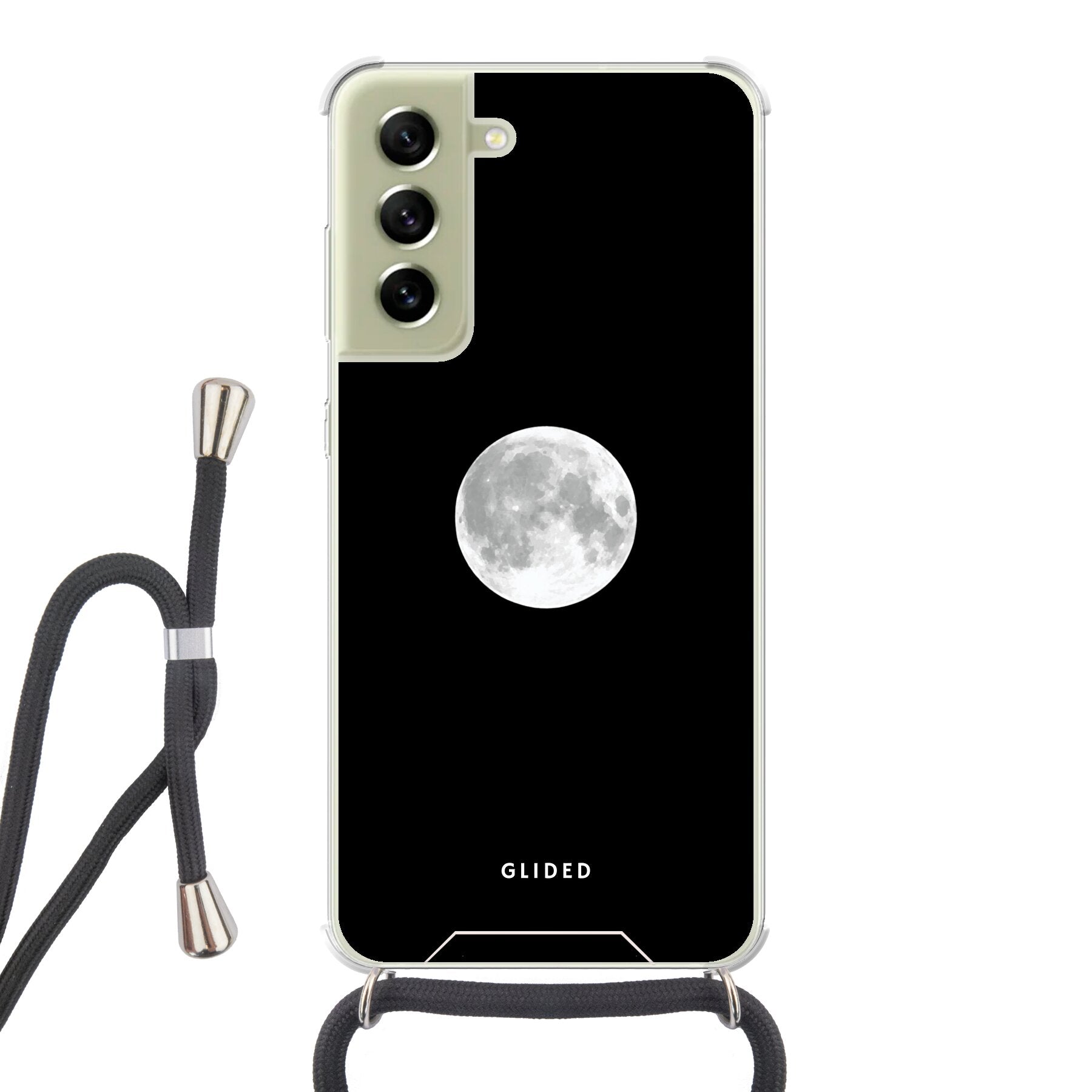 Epic Moon Handyhülle für Samsung Galaxy S21 FE mit majestätischem Vollmond-Design, idealer Schutz und schlankes Profil.