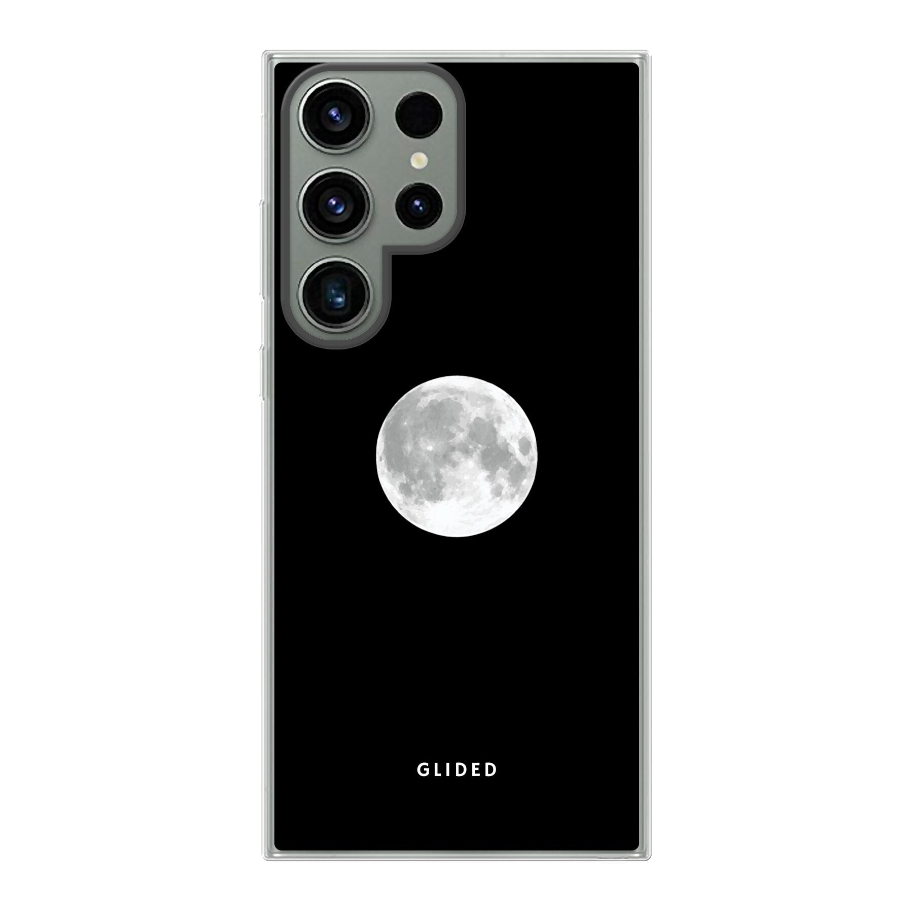 Epic Moon Handyhülle für Samsung Galaxy S23 Ultra mit majestätischem Vollmond-Design, idealer Schutz und stilvolles Accessoire.