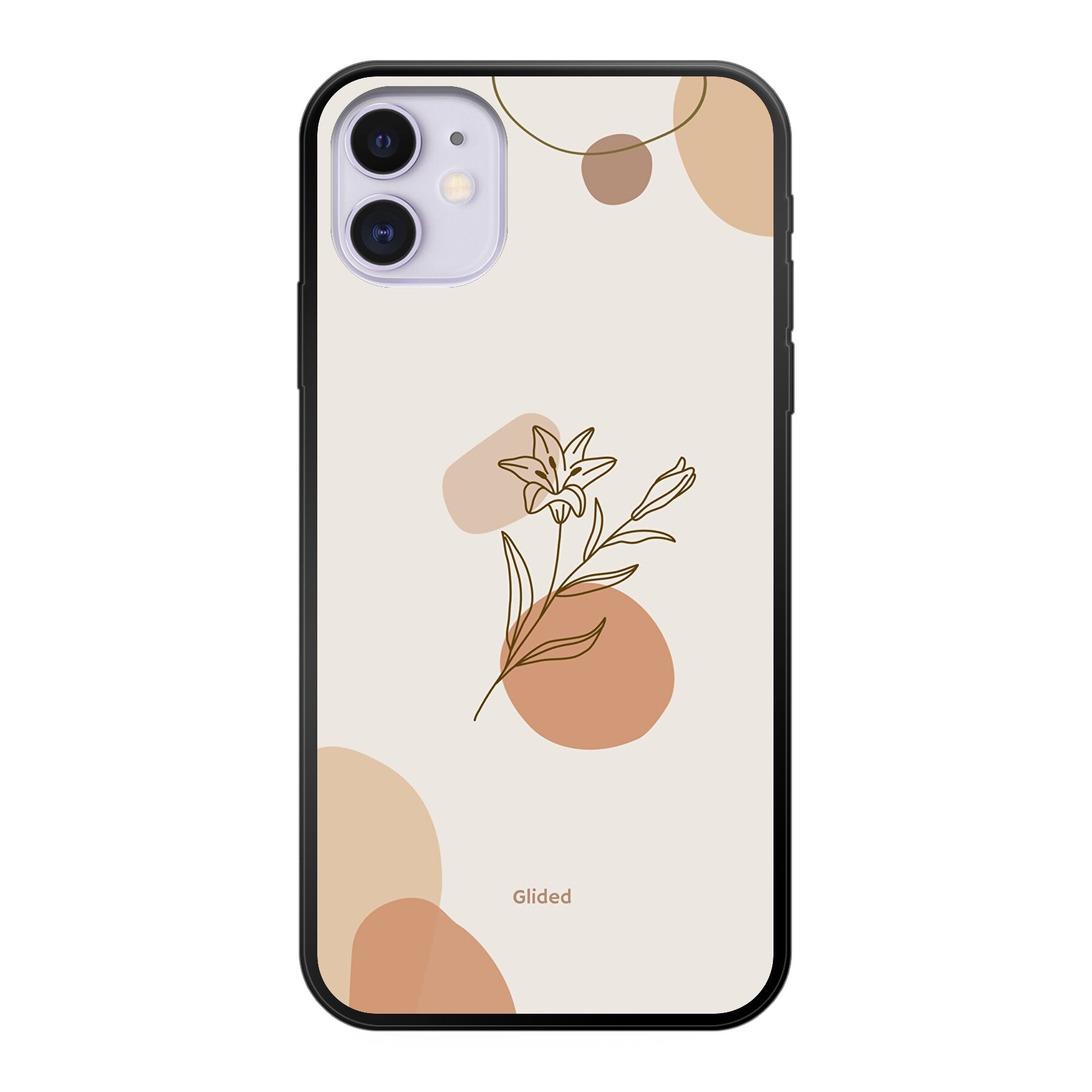 Flora iPhone 11 Handyhülle mit pastellfarbenen Blumen und elegantem Design, idealer Schutz für dein Smartphone.