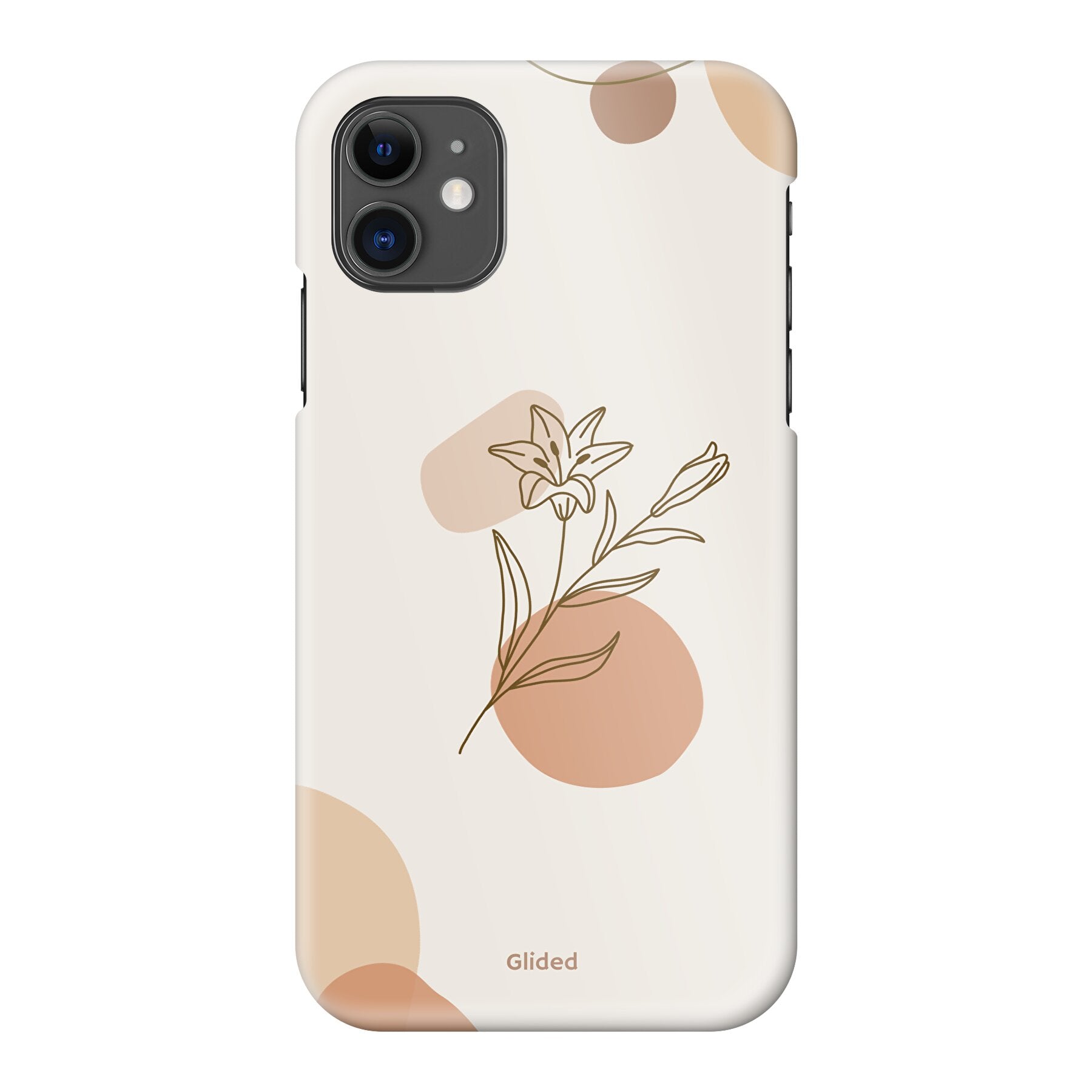 Flora iPhone 11 Handyhülle mit pastellfarbenen Blumen und elegantem Design, idealer Schutz für dein Smartphone.