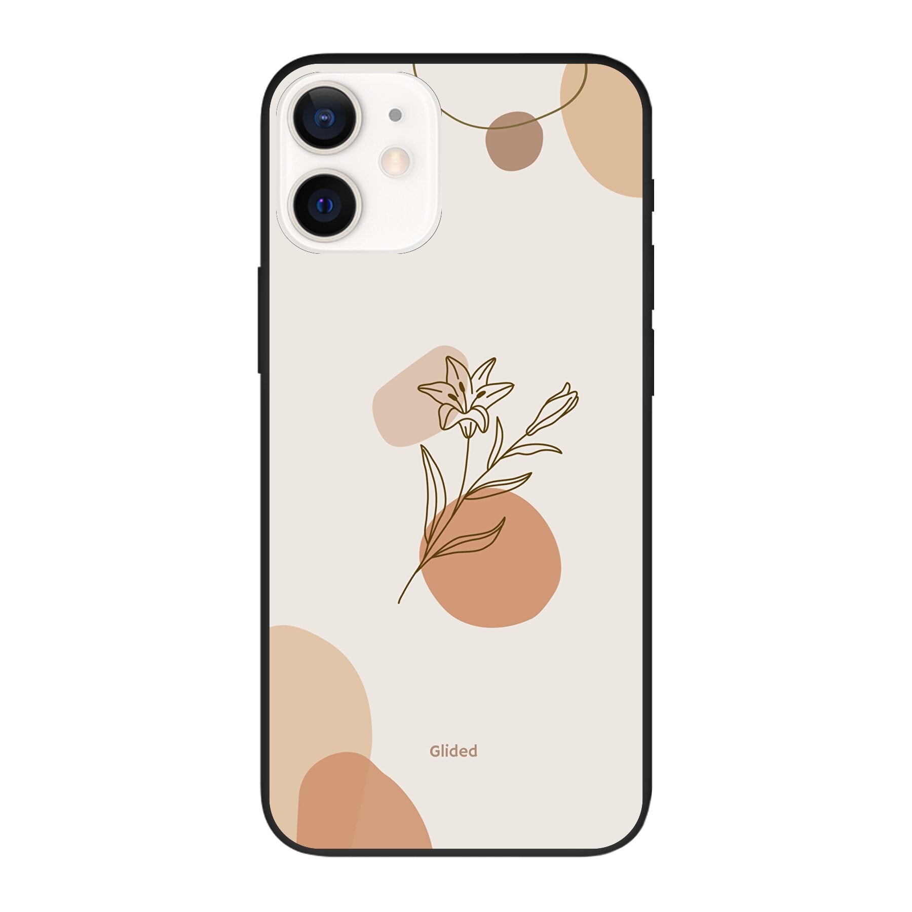 Flora iPhone 12 Pro Handyhülle mit pastellfarbenen Blumen und elegantem Design, idealer Schutz für dein Smartphone.