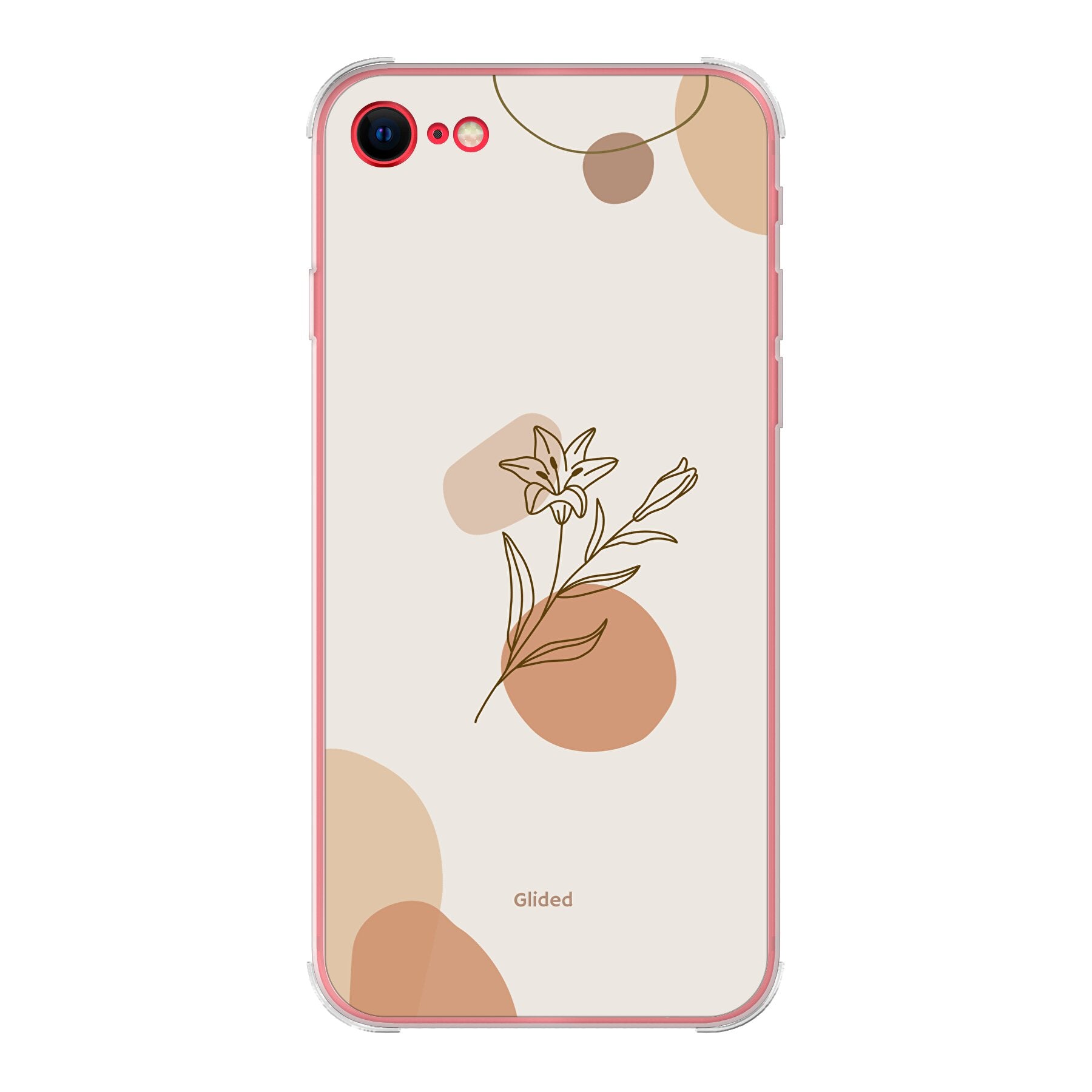 Flora iPhone SE 2020 Handyhülle mit pastellfarbenem Blumenmuster, bietet stilvollen Schutz und elegantes Design.