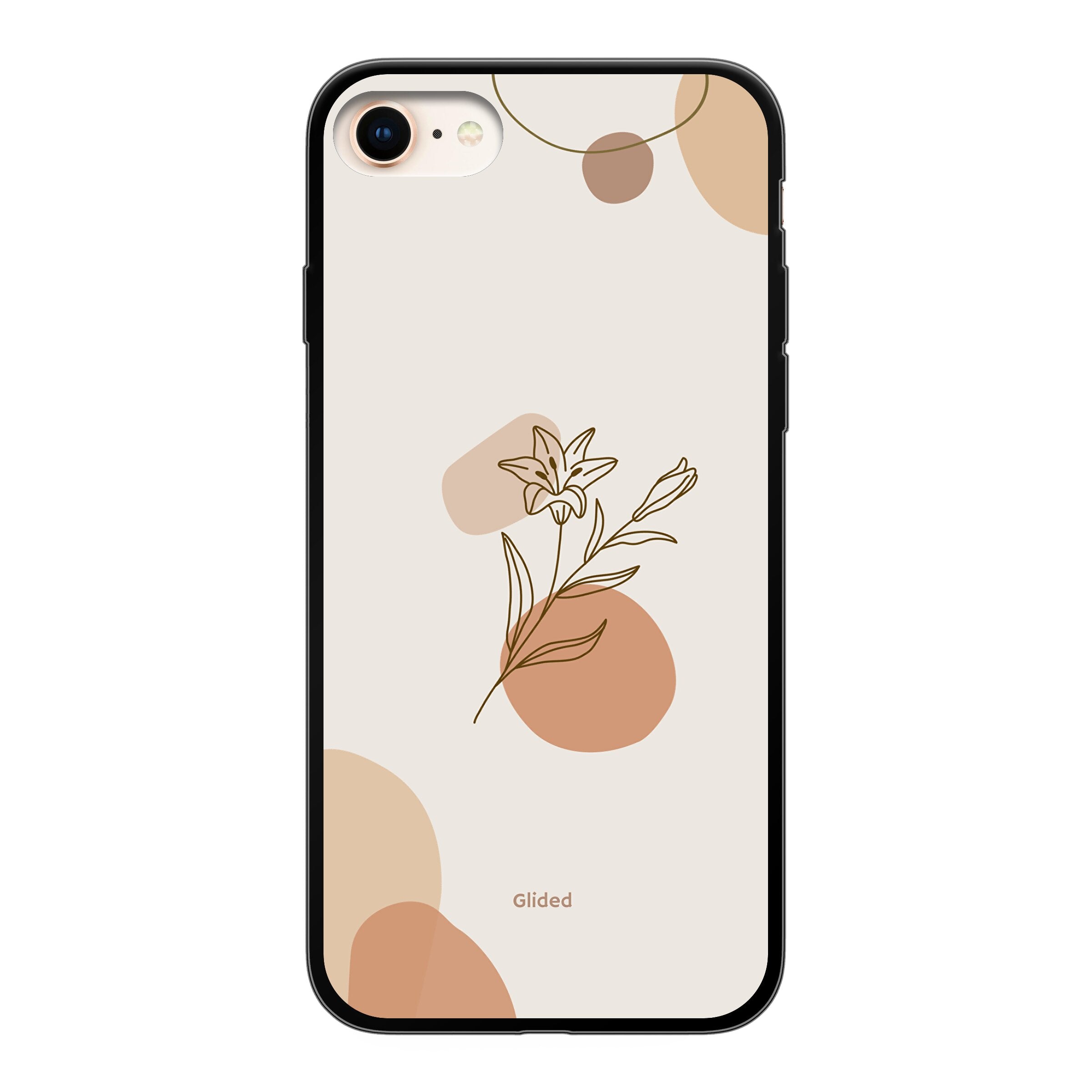 Flora iPhone SE 2020 Handyhülle mit pastellfarbenem Blumenmuster, bietet stilvollen Schutz und elegantes Design.